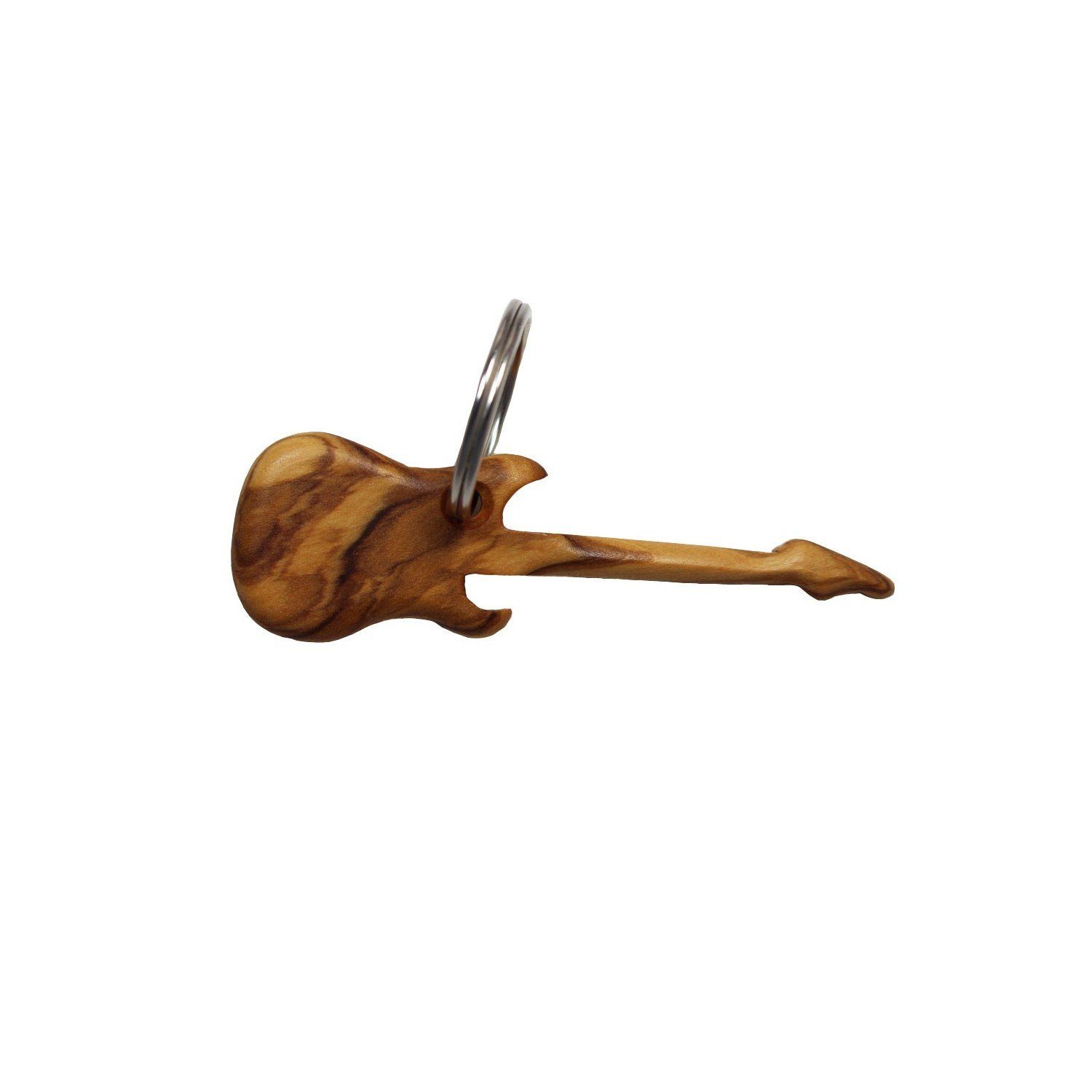 mitienda Schlüsselanhänger Schlüsselanhänger aus Holz E-Gitarre