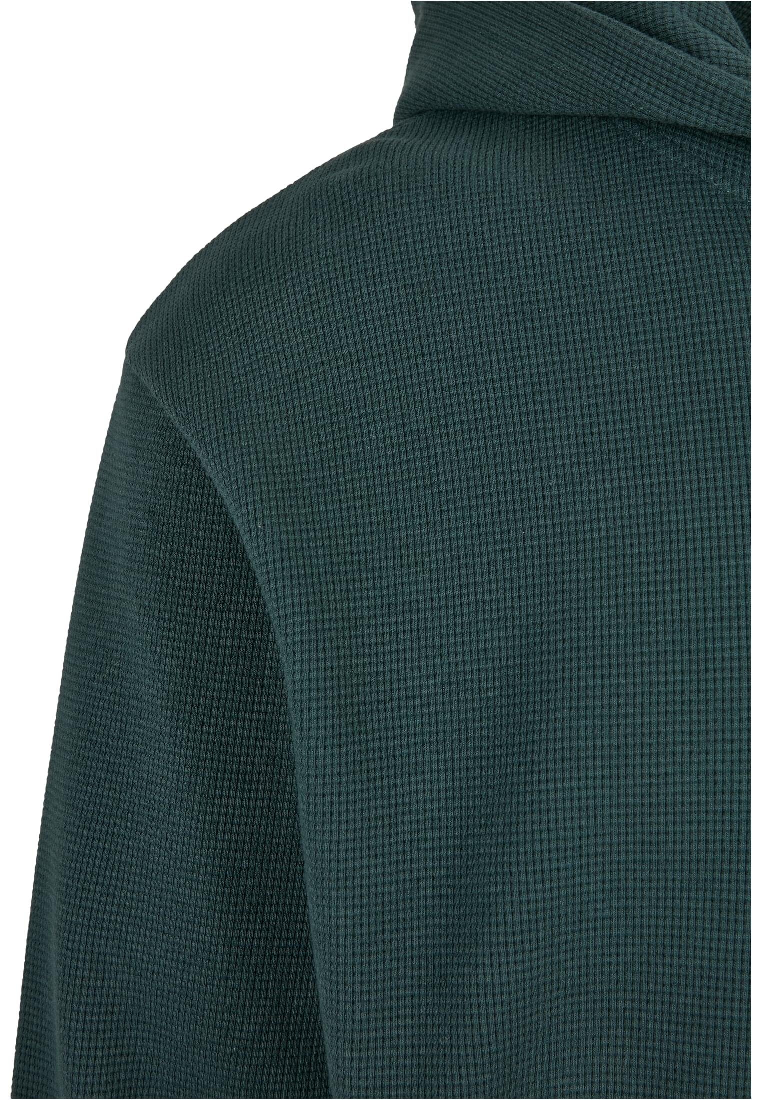 URBAN Oversized CLASSICS Sweater Hoody (1-tlg) Waffle Herren bottlegreen