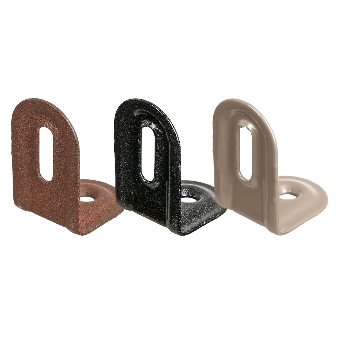 Alberts Möbelbeschlag Verstellwinkel DURAVIS® 28x40x22 mm, Duplexbeschichtet; mit versenkten Schraublöchern