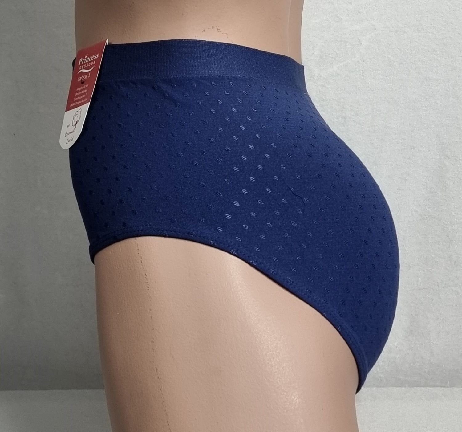 Dekker Taillenslip Damen Hüftslip Seamless 3er Pack ohne Nähte super elastisch (Packung, 3er - Pack) Satinpünktcken