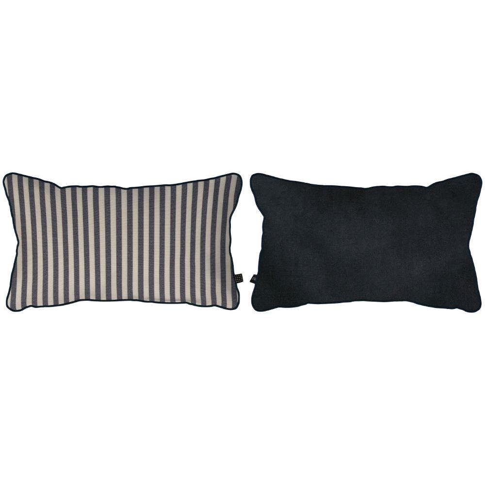 Stripe Mette Ditmer Kissenhülle Black Kissen Atelier