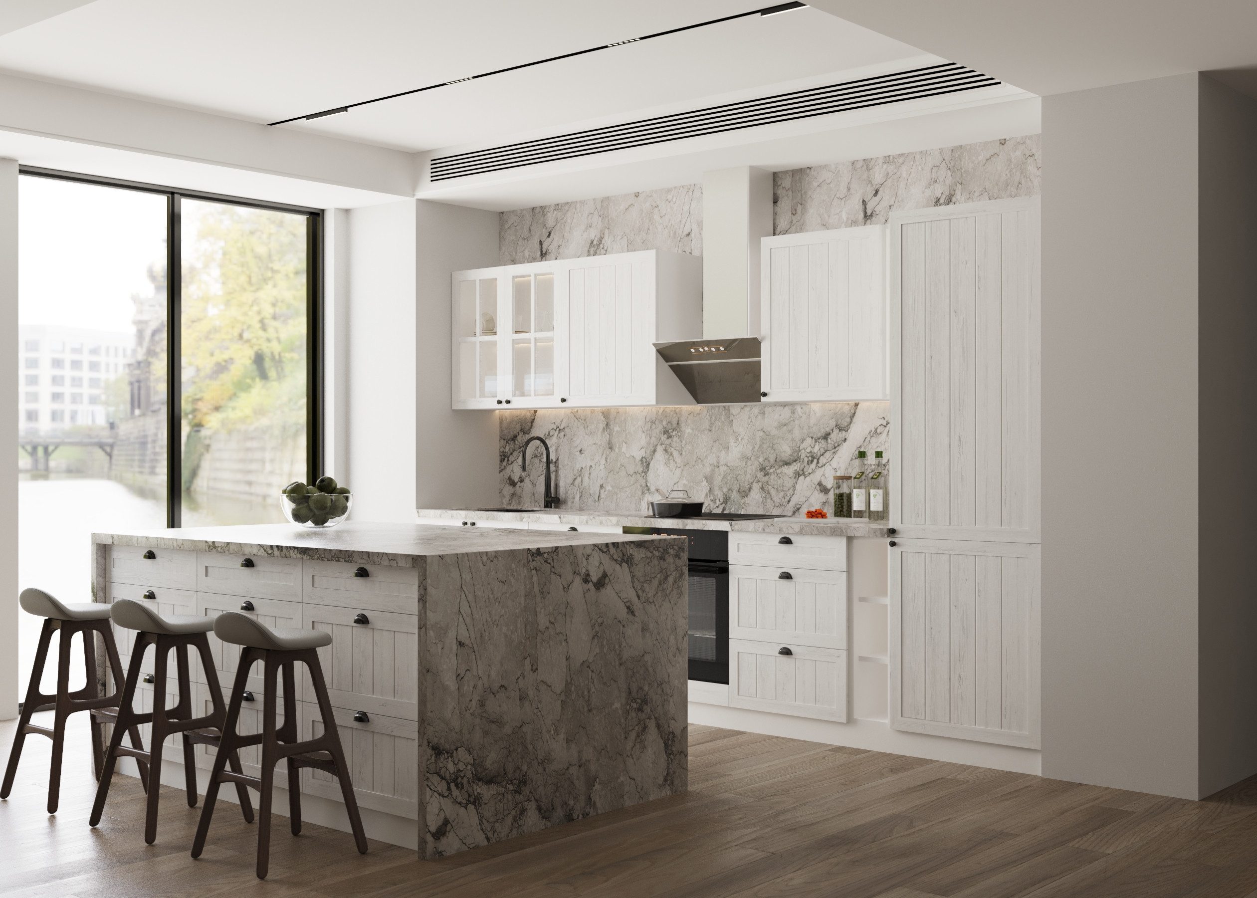 ROYAL24_MARKT Küchenzeile K27-G340 - Provence - Luxuriöse Eleganz und raffi günstig online kaufen