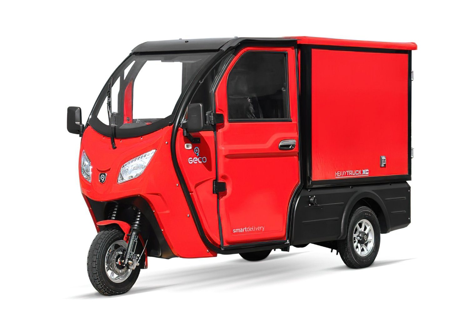 Smarty Elektromobil 2010259 Elektroauto Geco Heavy Truck XC 3kW mit 60Ah Kofferaufbau