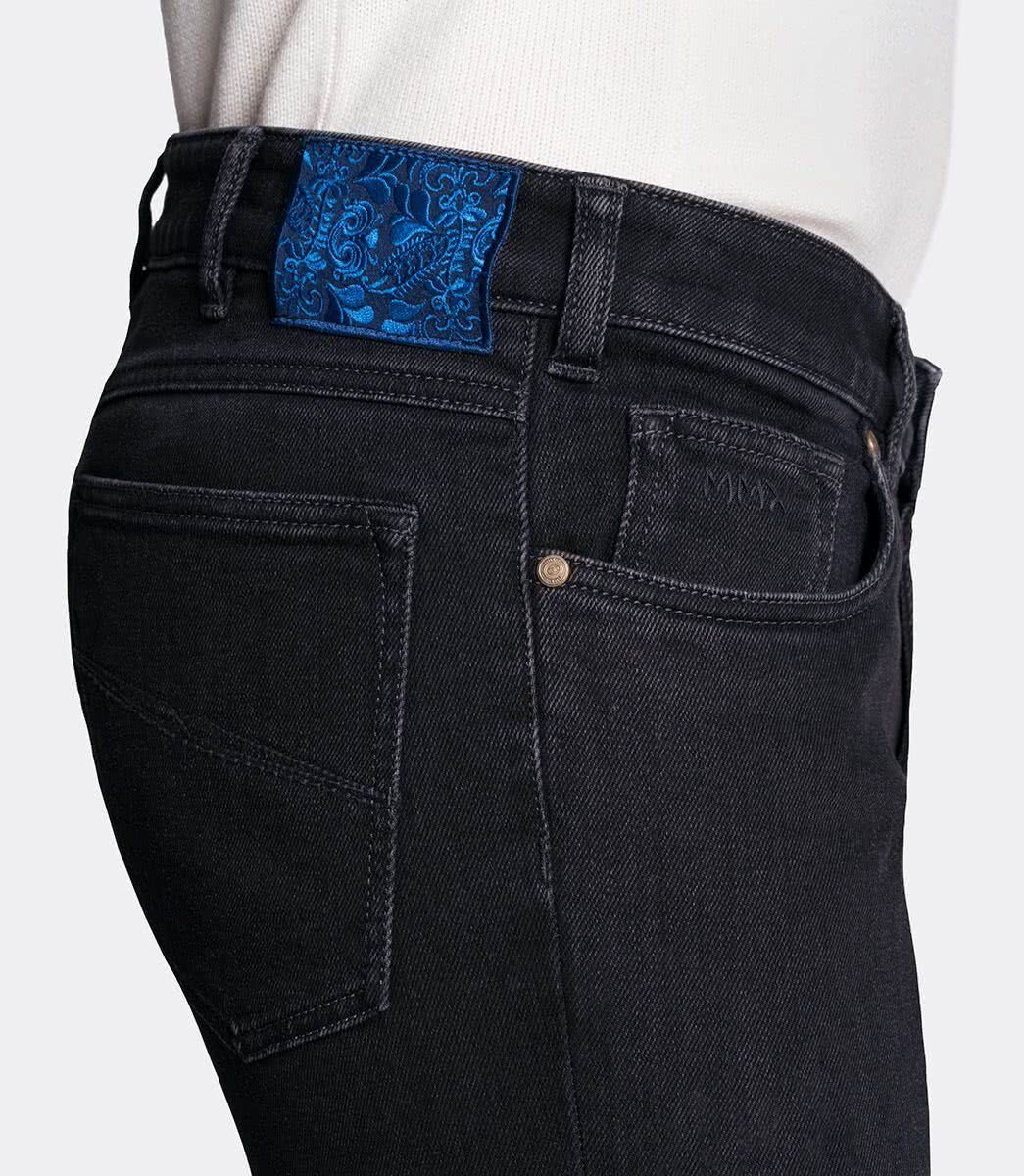 MMX Slim-fit-Jeans Phoenix mit Used-Waschung black