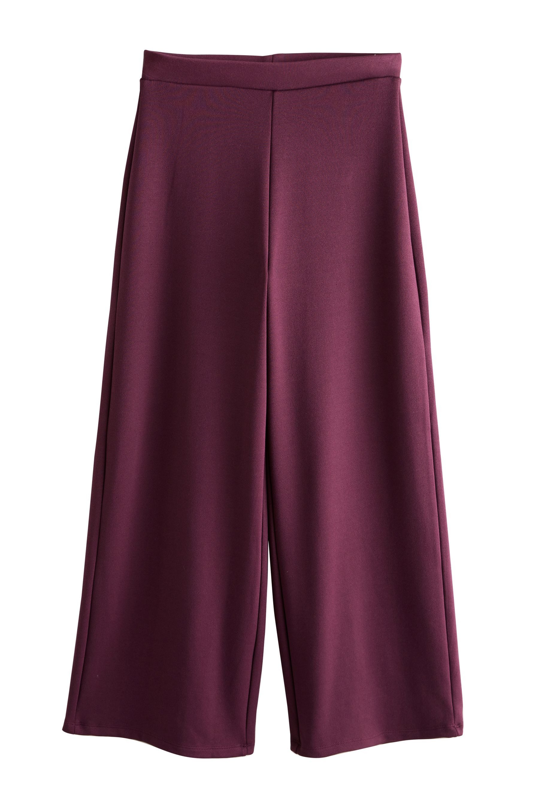 Stoffhose Kompakte Hose mit weitem Bein