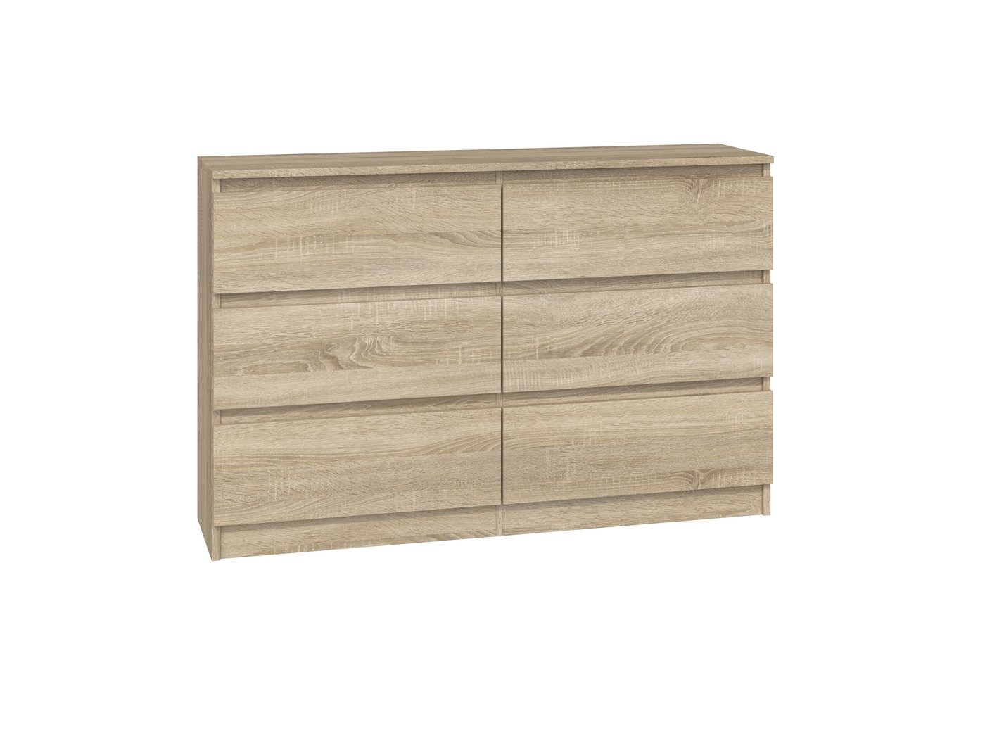 Raumhirsch Furniture Kommode Sideboard 120 cm breit (Maße 30 x 120 x 75 cm, 6 Schubladen), verschiedene Farben