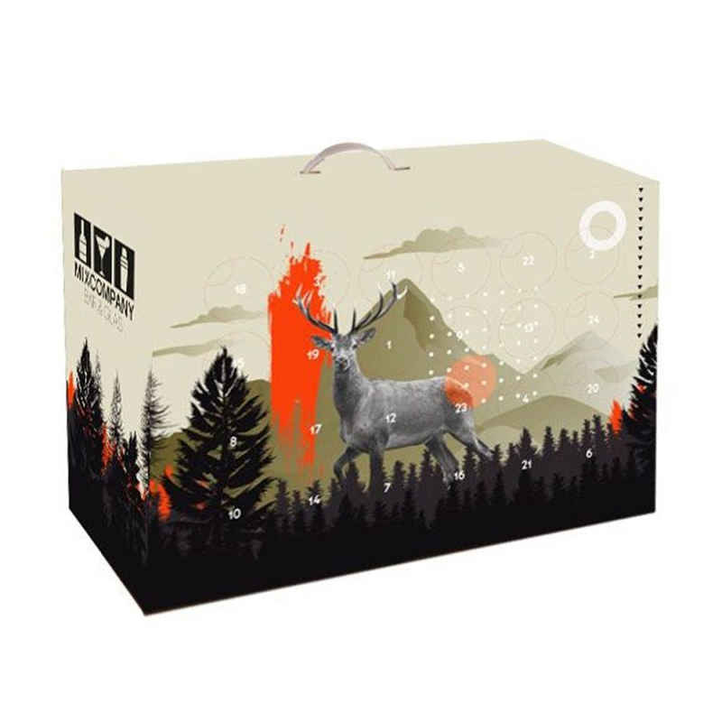 Jägermeister Adventskalender Geschenkbox (24 verschiedene mit Jägermeister Artikel)