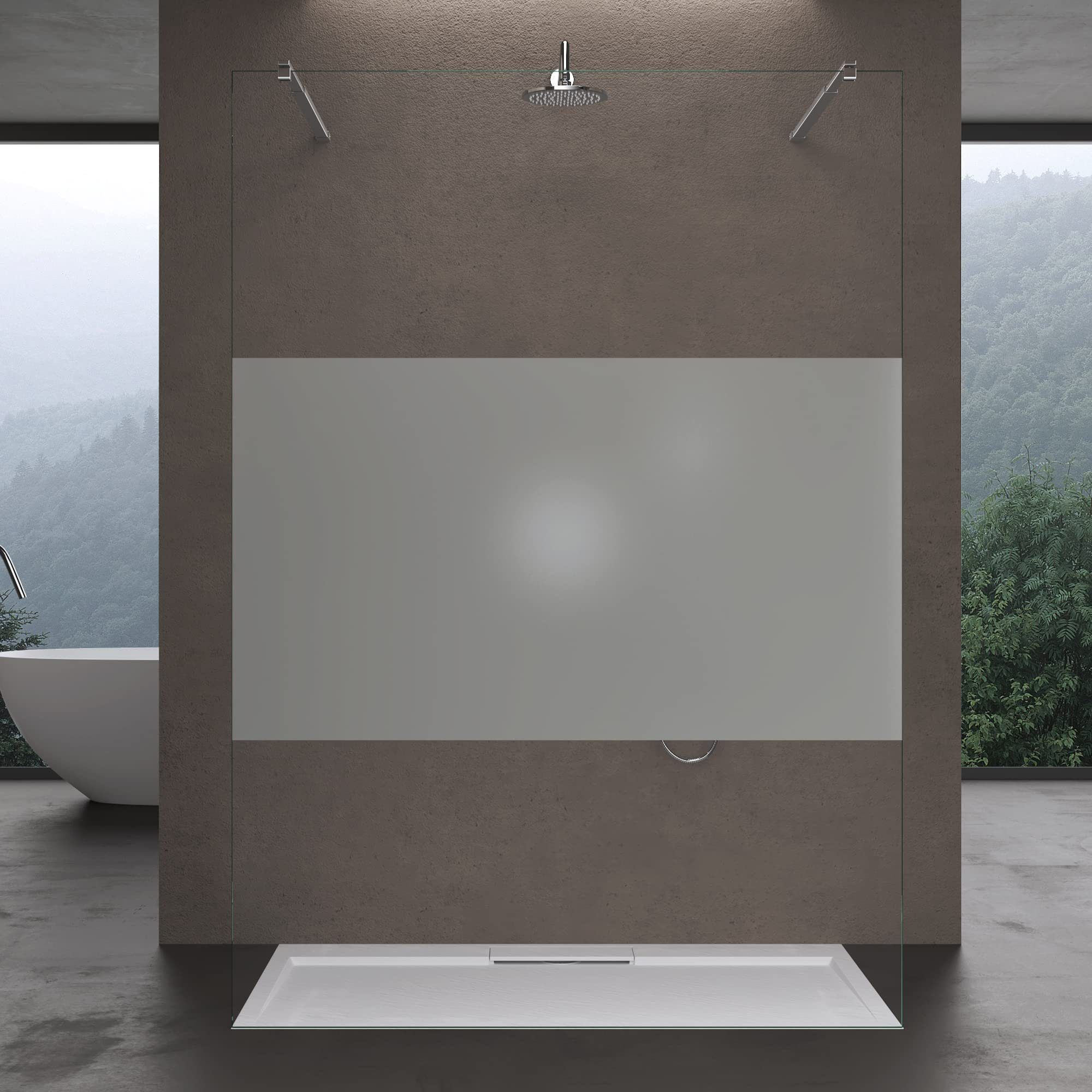 doporro Walk-in-Dusche Duschwand Duschtrennwand Walk-In Dusche günstig online kaufen