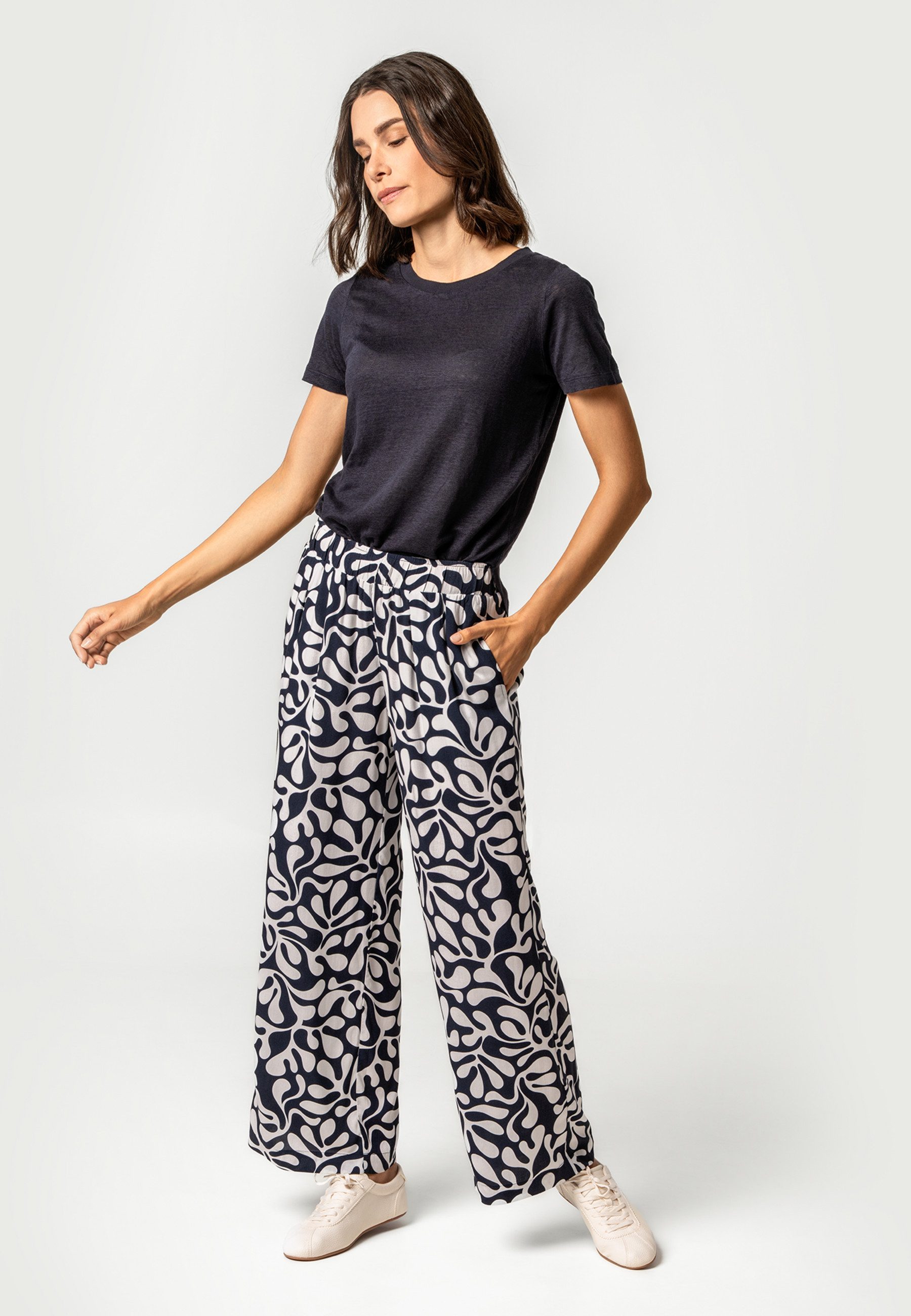 LIVING CRAFTS Stoffhose MALOU GOTS zertifiziert