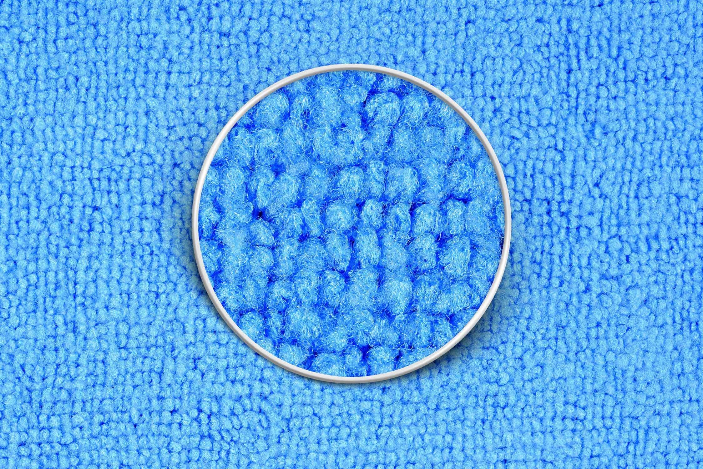 Saug- Blau Mikrofasertücher, SemyTop Geschirrtuch Reinigungskraft, 40x40 Hohe Stück & 20 cm,