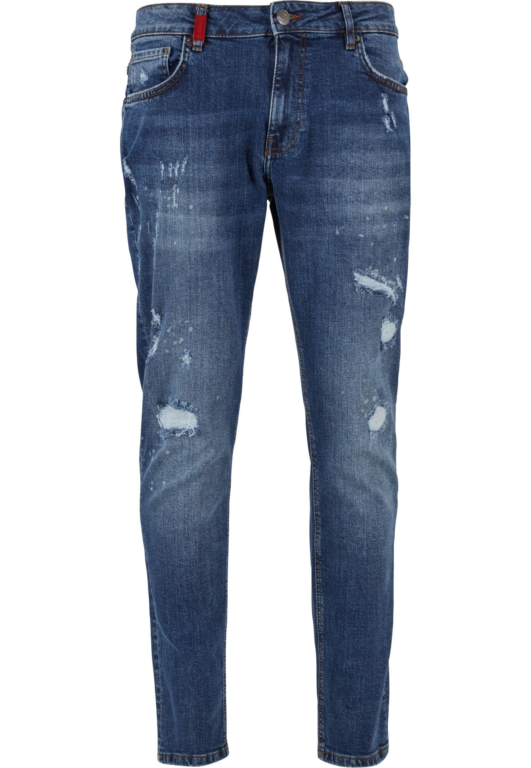 Bequeme Jeans 2Y Studios 2Y FRANCISCO DESTROYED SLIM FIT JEANS