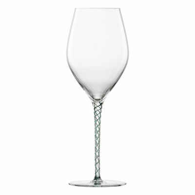 Zwiesel Glas Rotweinglas »Bordeaux Spirit Tannengrün«, Glas, handgefertigt