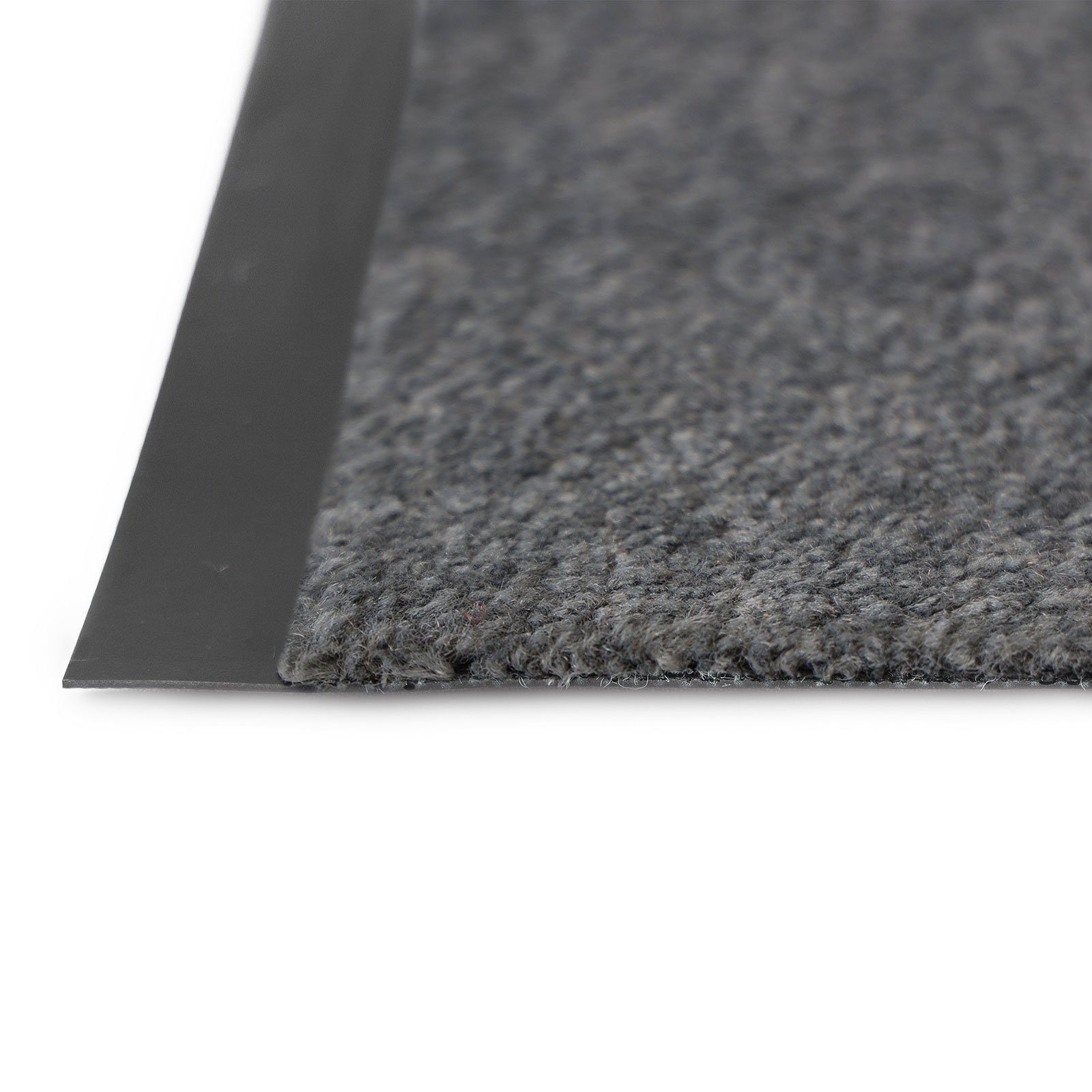Größen, Fußmatte mm Zuschnitt, Monochrom 7 Silbergrau Farben Schmutzfangmatte & Höhe: Floordirekt, Viele