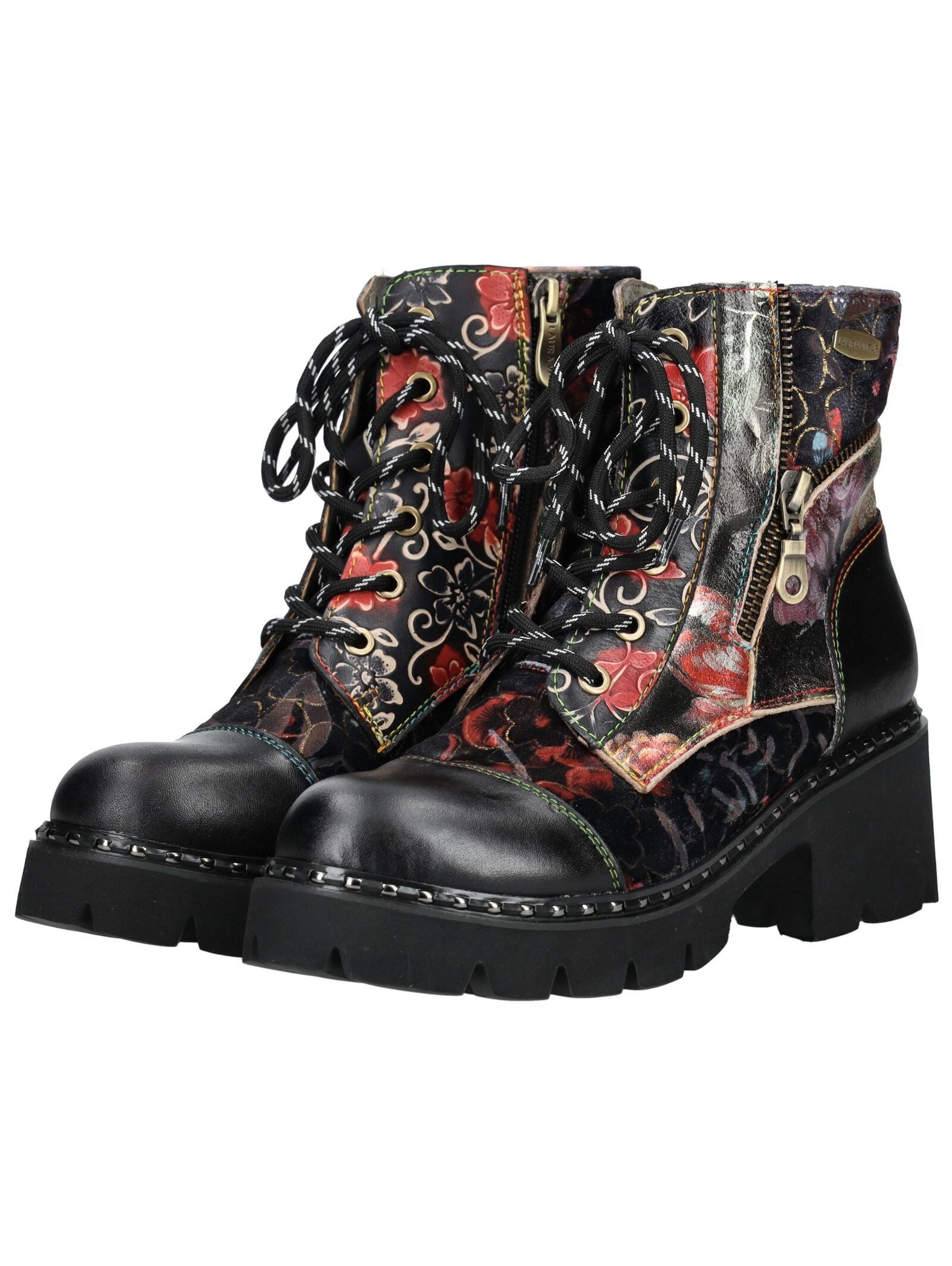 LAURA VITA LAURA VITA Stiefelette Leder/Textil Schnürstiefelette