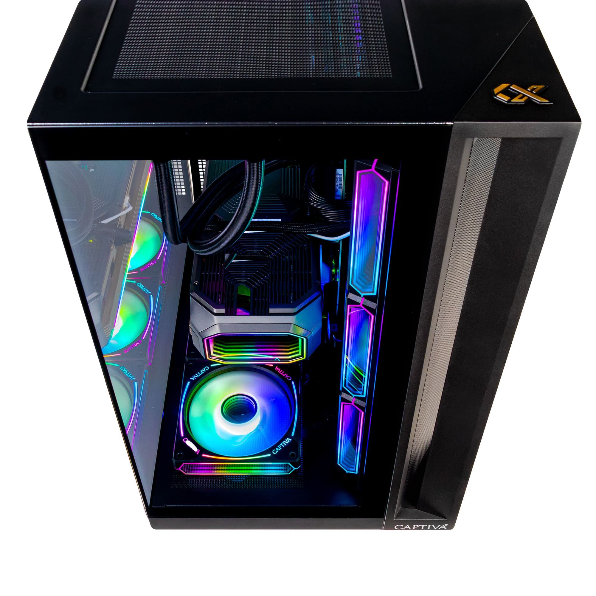 CAPTIVA Highend Gaming I10-2857 PC (Intel Ultra 7 270K Plus, GeForce® RTX™ 5070 Ti, 32 GB RAM, 1000 GB SSD, Wasserkühlung, WLAN, ohne Betriebssystem)