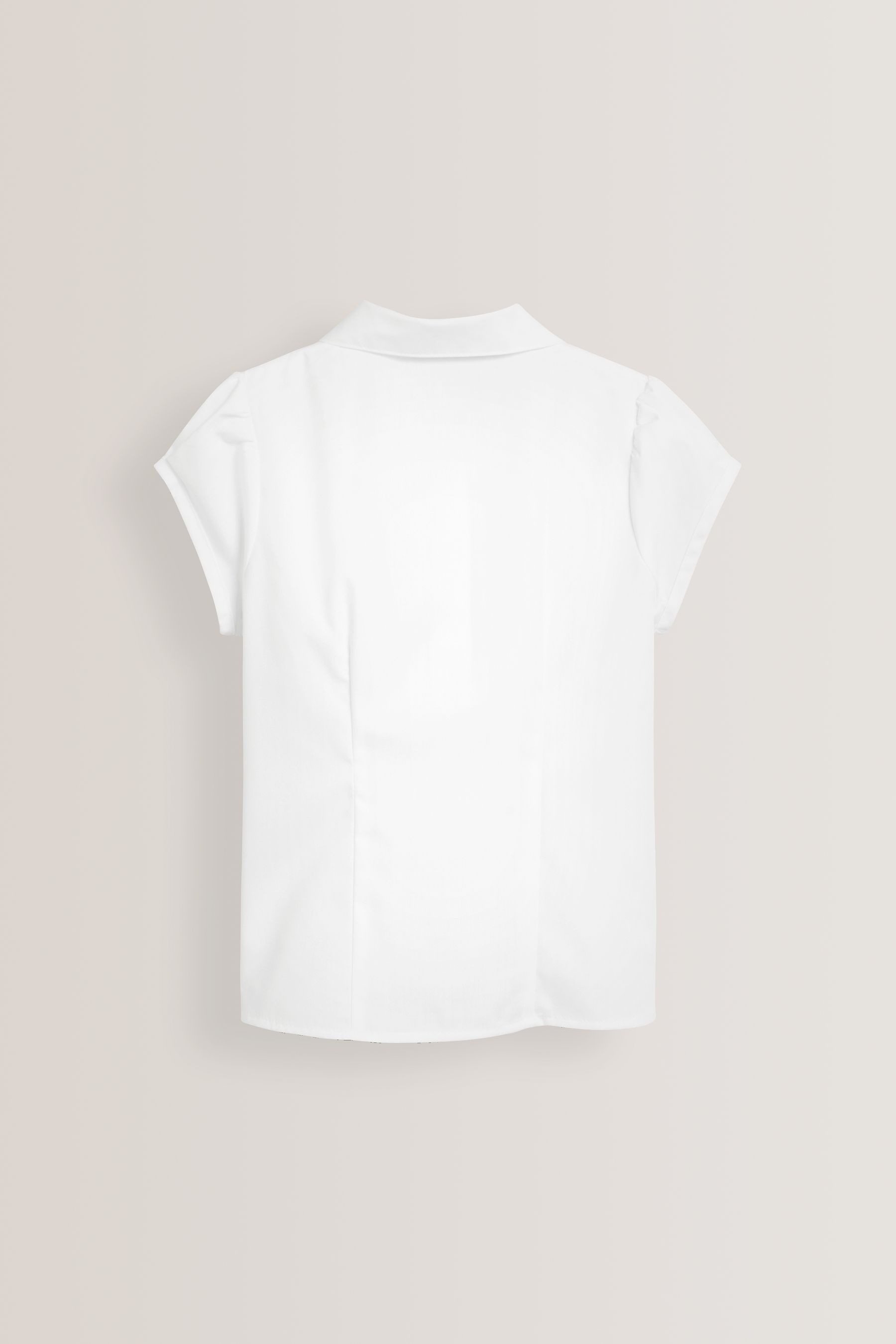 Next Spitzenbluse Spitzenbluse mit Puffärmeln (3–14 J) - Slim Fit (1-tlg)