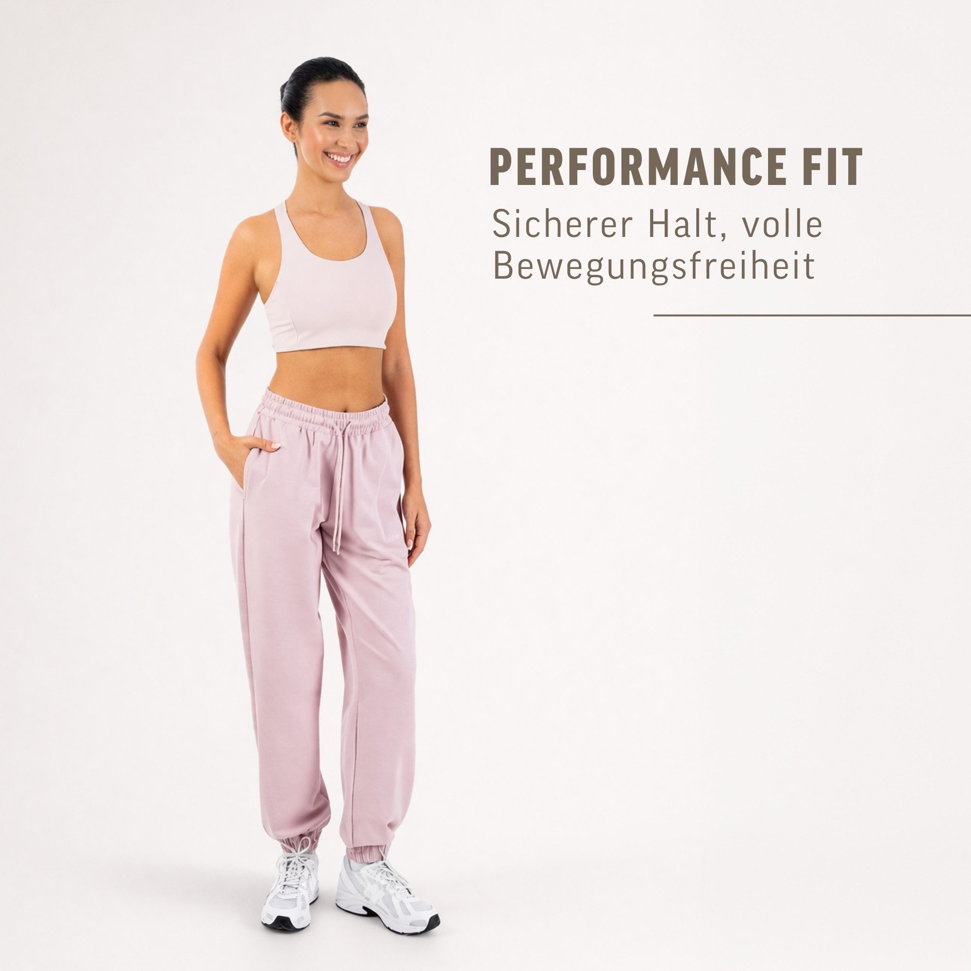 Smilodox Sport-BH Sylva, Top Damen, Bustier, figurbetont mit Cut-Out Rückendetail Shaped Fit, breite Träger, Rundhalsausschnitt, Gym & Training