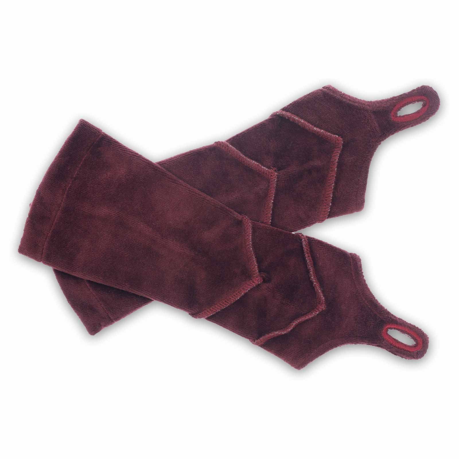 KUNST UND MAGIE Armstulpen Kinder Samt Armstulpen Stulpen Handwärmer Handschuhe Boho Bordeaux