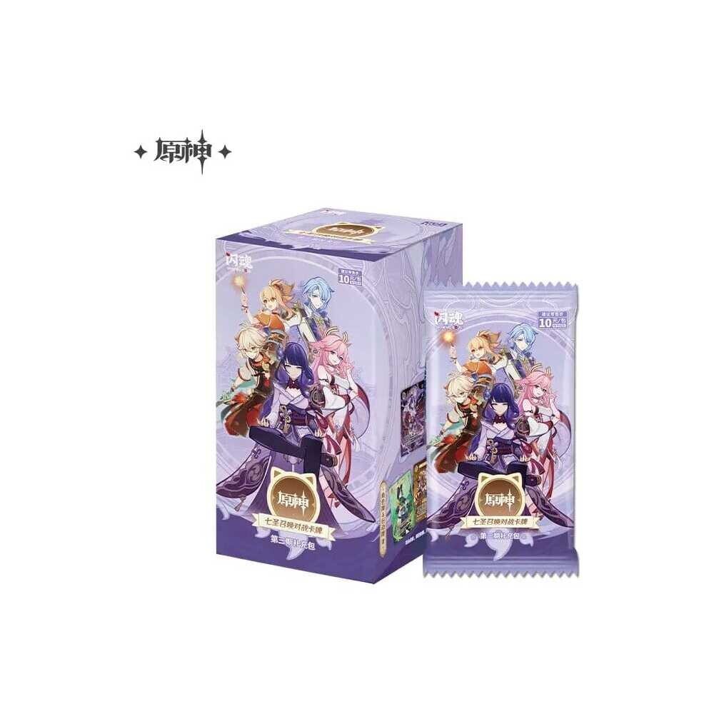 MiHoYo Sammelkarte Genshin Impact Sammelkartenspiel Series 3 Blind Box Display (18) *Chin