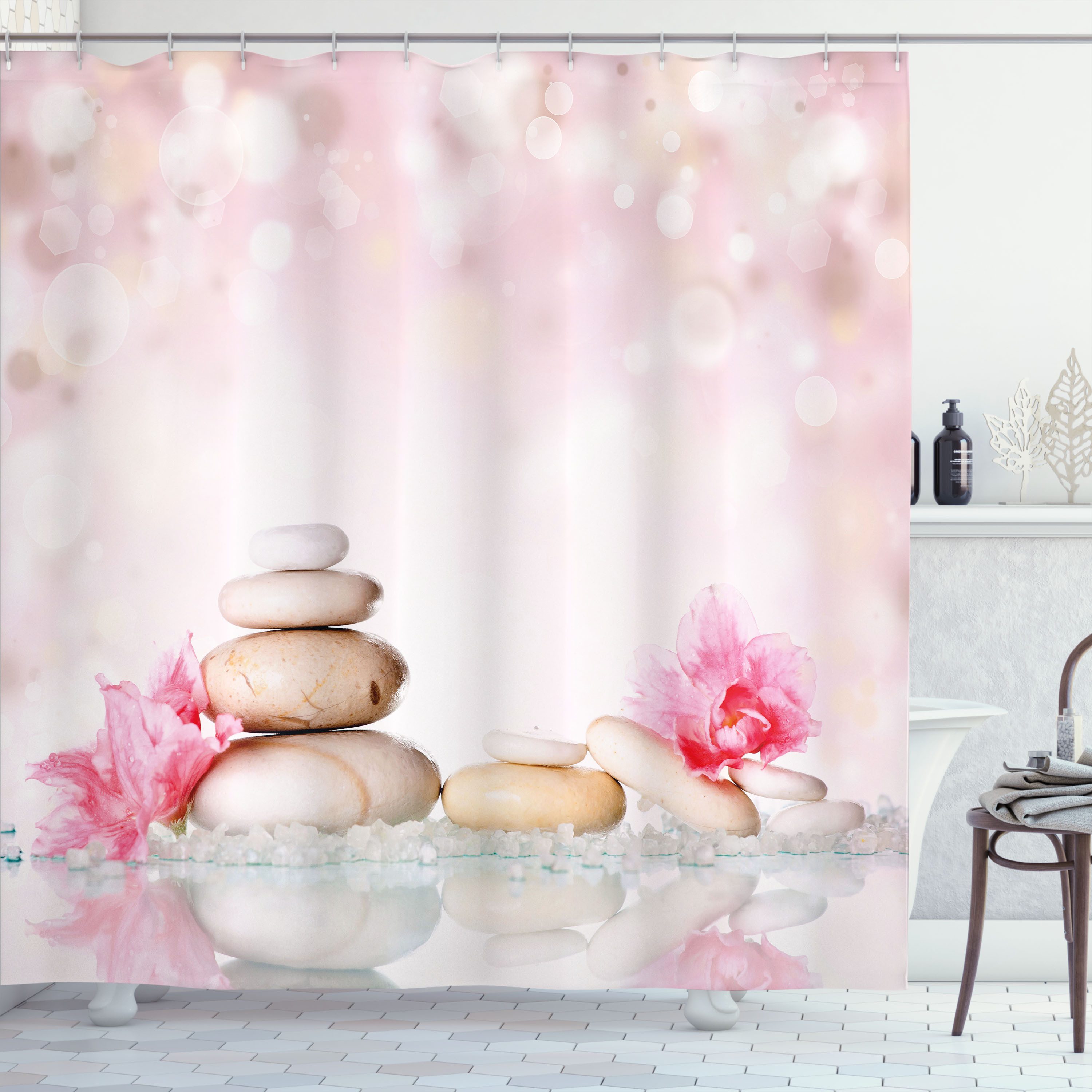 Abakuhaus Duschvorhang Moderner Digitaldruck mit 12 Haken auf Stoff Wasser günstig online kaufen