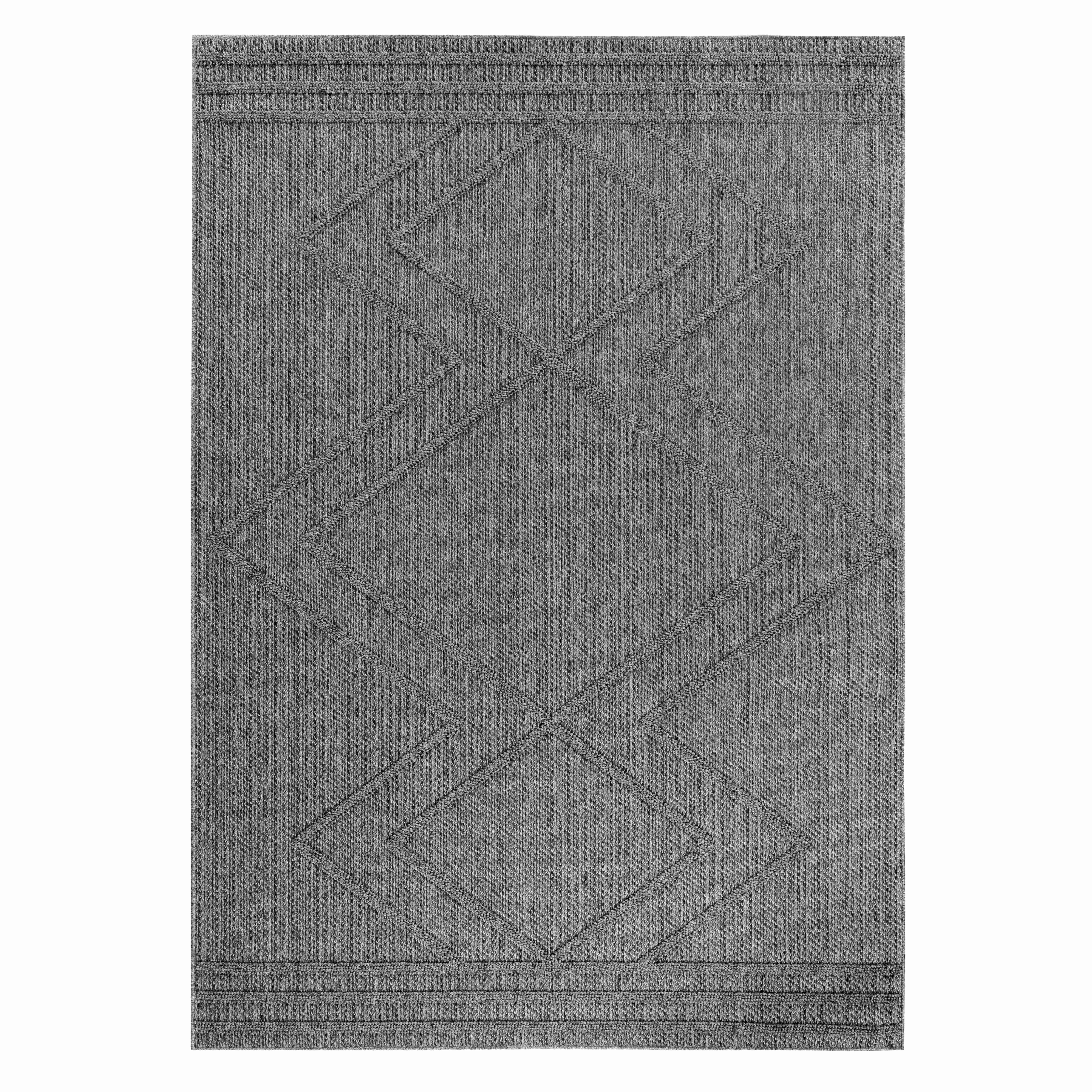Stilvoll Günstig Outdoorteppich Teppich für den Flur oder Küche Boho Design, Läufer, Höhe: 8 mm