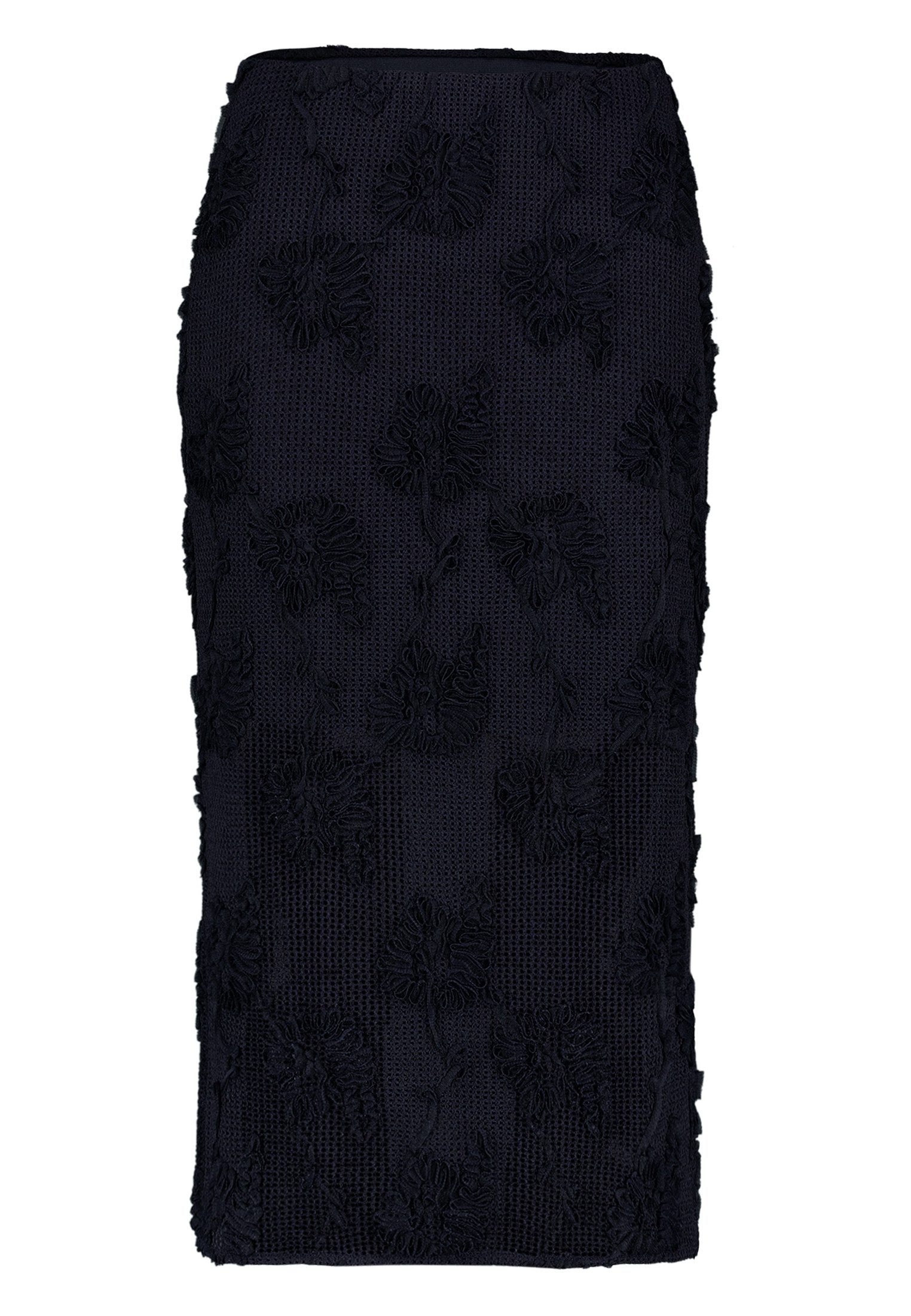 Zero Midirock Damen mit elastischem Bund Material