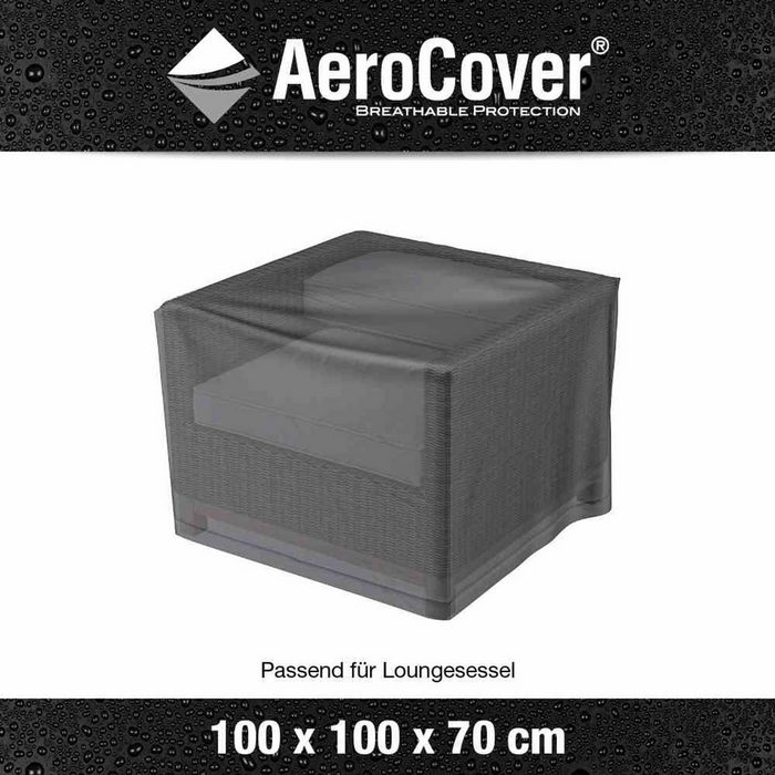 AeroCover Schutzplane Atmungsaktive Schutzhülle für Loungesessel 100x100xH70 cm