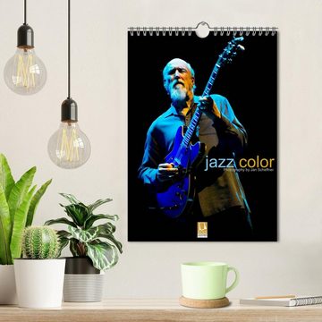 CALVENDO Wandkalender jazz color (Wandkalender 2025 DIN A4 hoch), CALVENDO Monatskalender