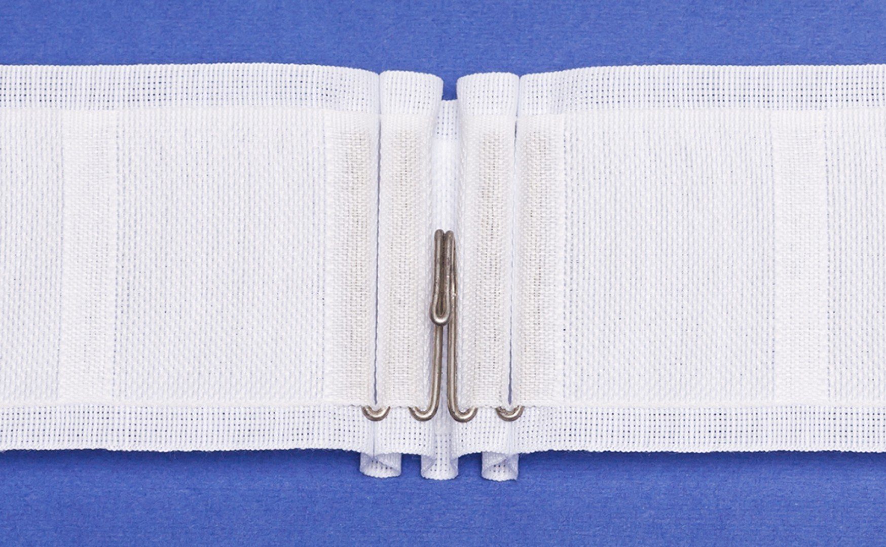 Gardine Taschenband, Gardinenband, Dekoschals - Variabel / Breite: 70mm / Farbe: weiß - L131, rewagi, Verkaufseinheit: 5 Meter