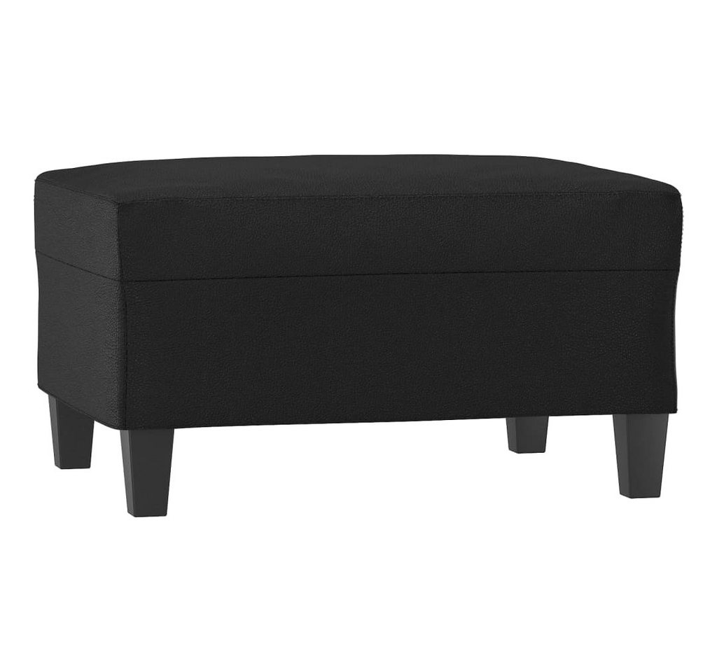 vidaXL Fußhocker, Sitzhocker Schwarz 70x55x41 cm Kunstleder