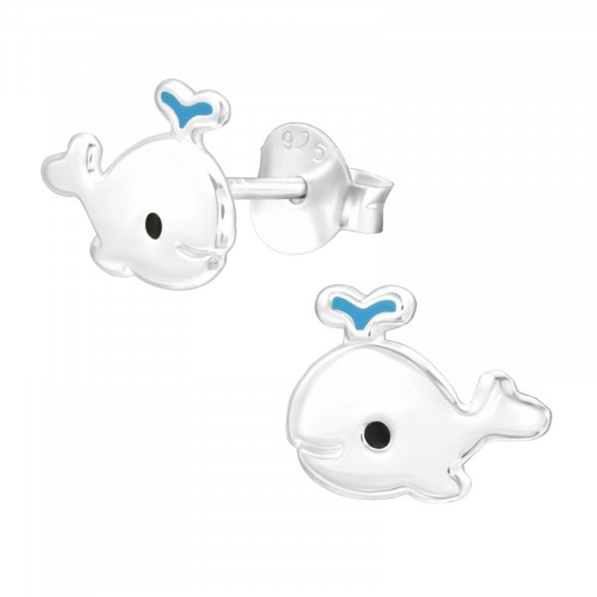 ALEXANDER YORK Paar Ohrstecker WAL, 2-tlg., 925 Sterling Silber