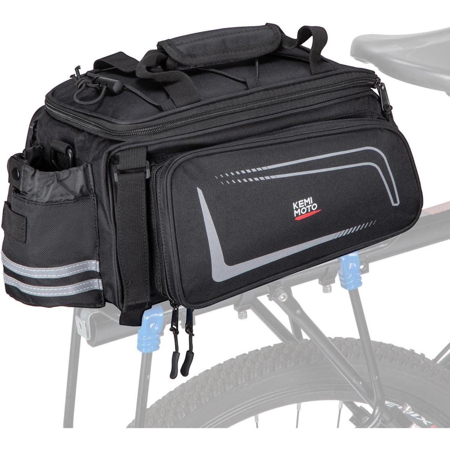 Gepäckträgertasche Fahrradtasche Gepäckträger 2-IN-1 9L-15L wasserdicht