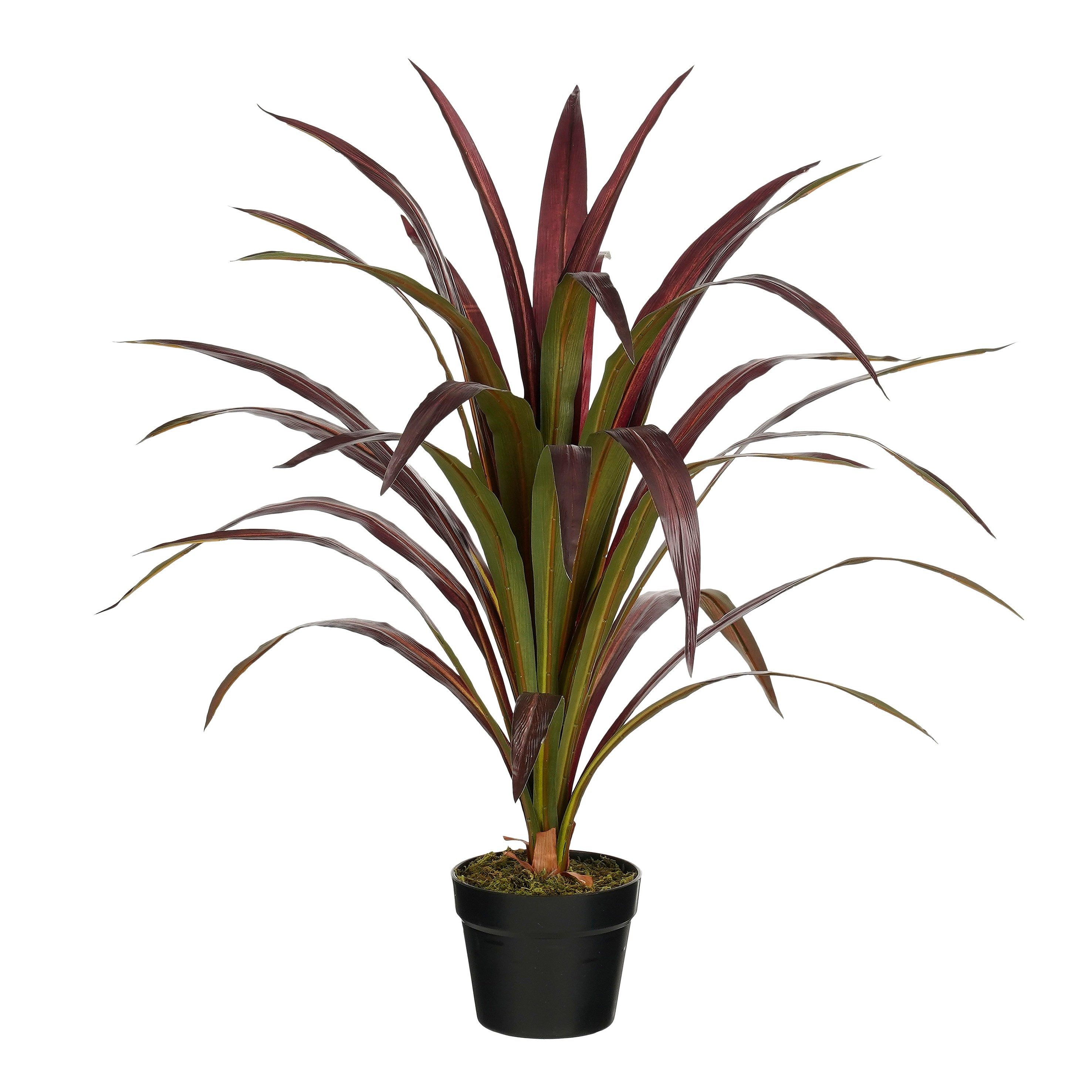 Kunstpflanze Mica Decorations Bananenbaum – H85 x Ø70 cm – Rot, Mica Decorations, Höhe 85 cm