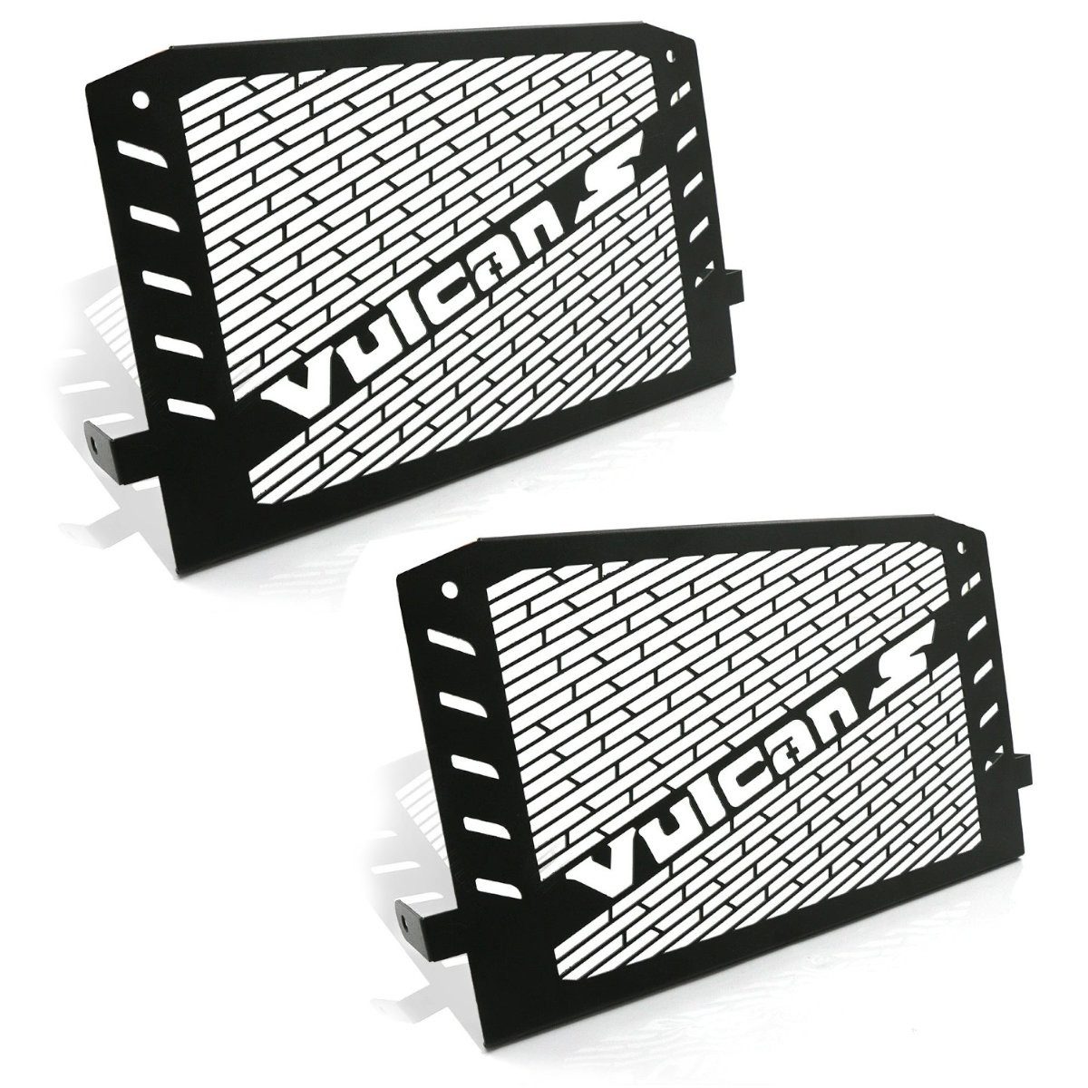 Halter 2x Kühlerabdeckung passend für Kawasaki Vulcan S / Café 15-19 Kühlergr