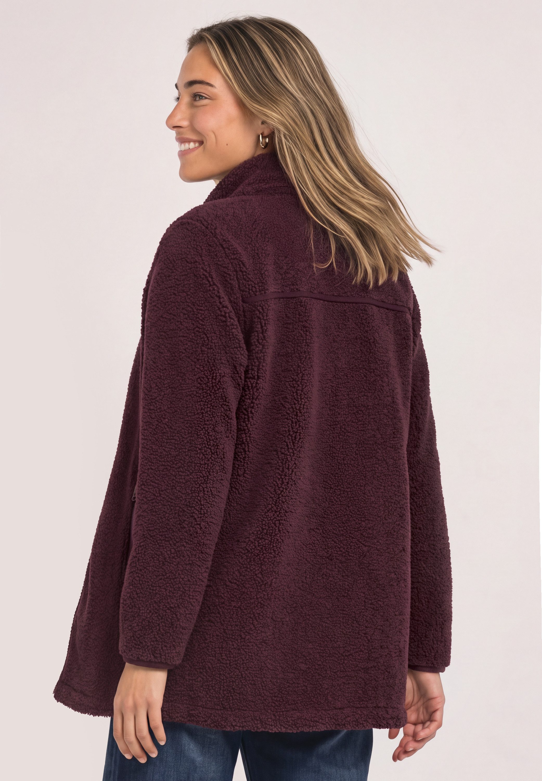STREET ONE Fellimitatjacke mit Stehkragen – Bild 2 von 5