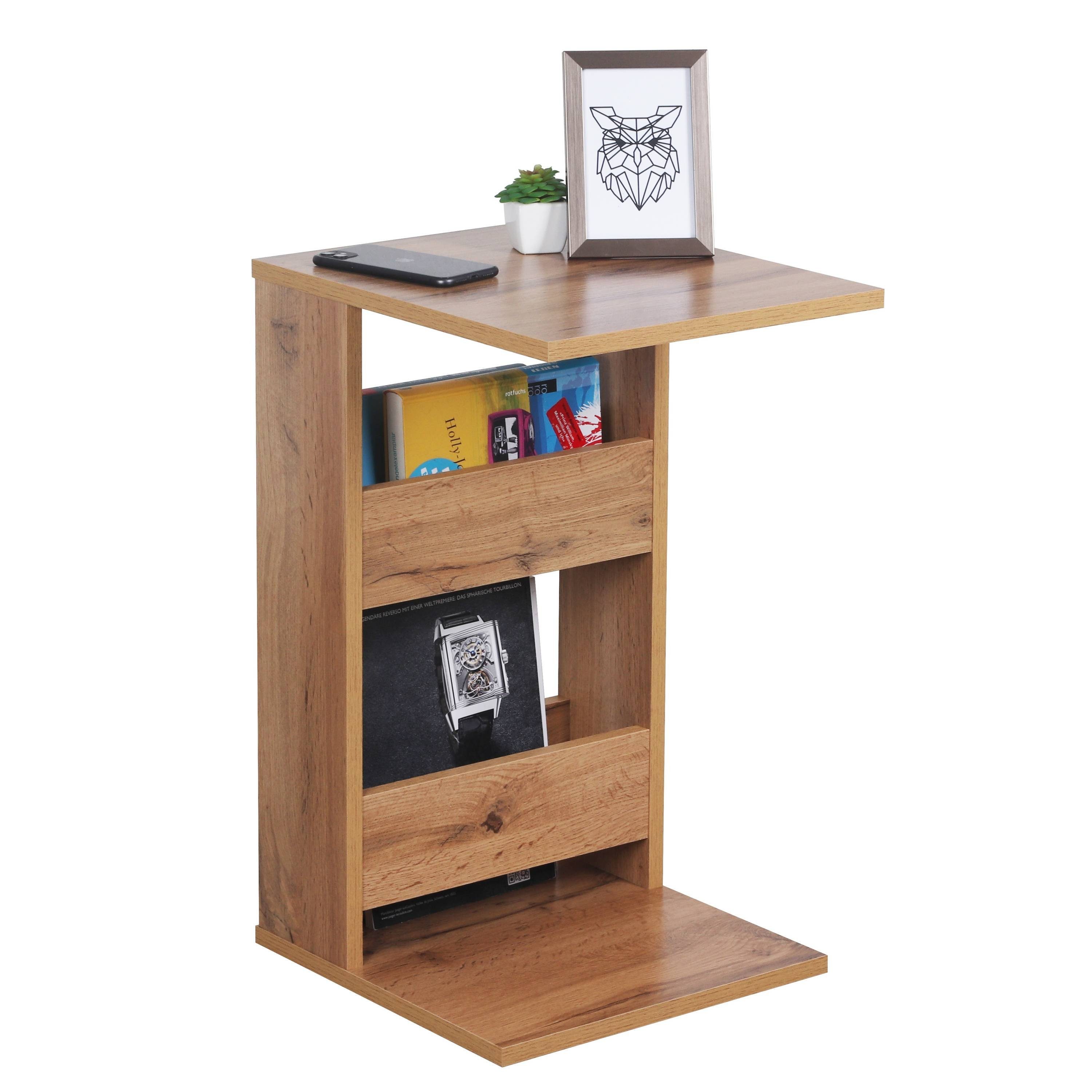 RICOO Beistelltisch WM042-EW, Sofatisch mit Stauraum günstig online kaufen