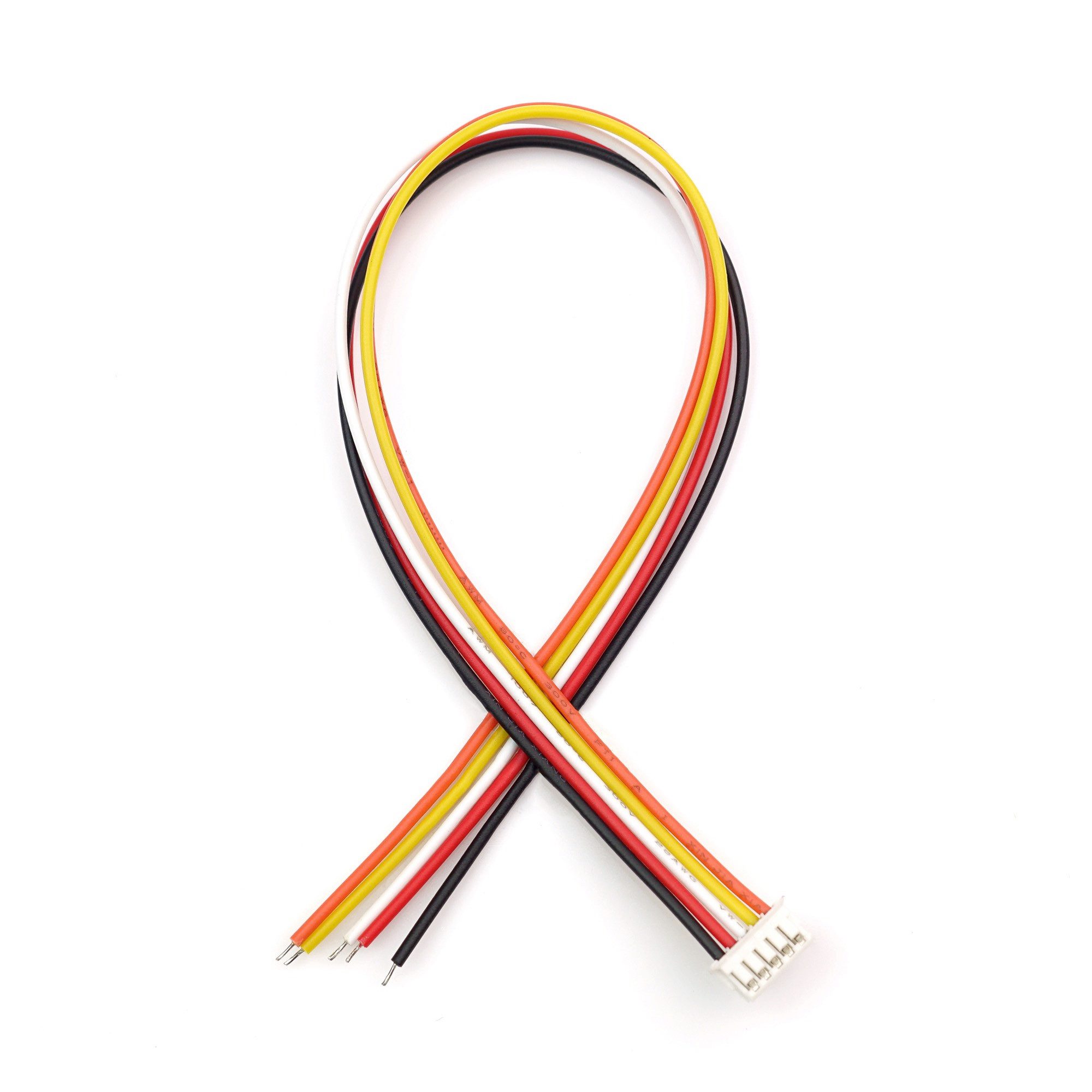 Kabel mit JST ZH 1.50mm Steckverbinder, AWG28, 20cm - Pinanzahl: 5 Pin Adapter