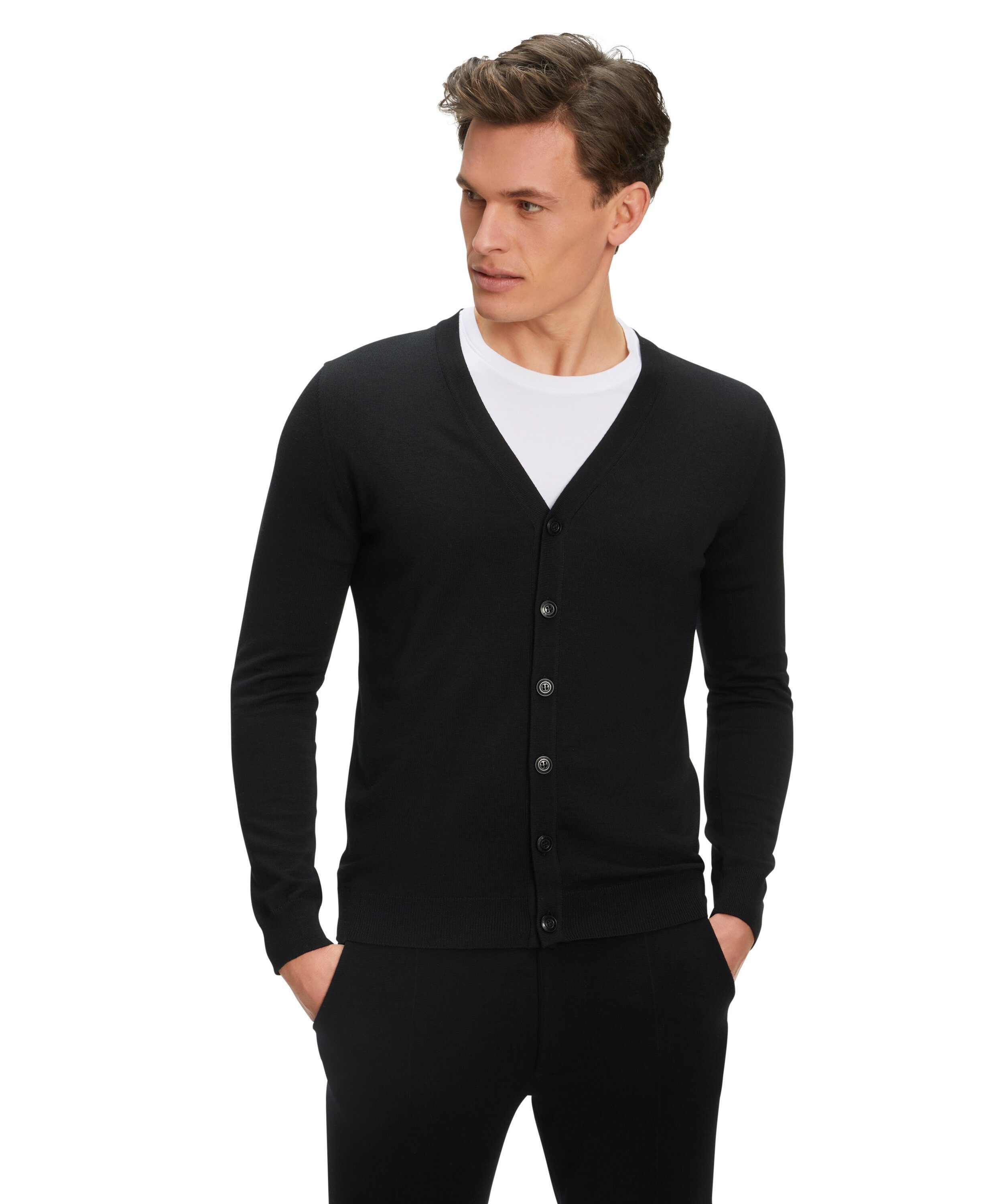 FALKE Strickjacke (1-tlg) aus reiner, extrafeiner günstig online kaufen