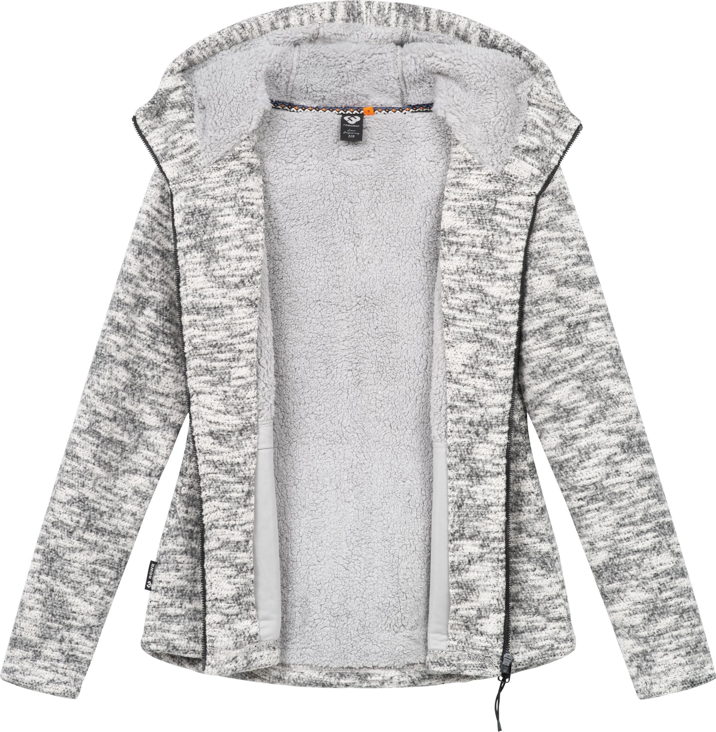 Ragwear Kapuzenstrickjacke Lyshka Melange Kuschelige Kapuzenjacke in Strick-Optik – Bild 5 von 5