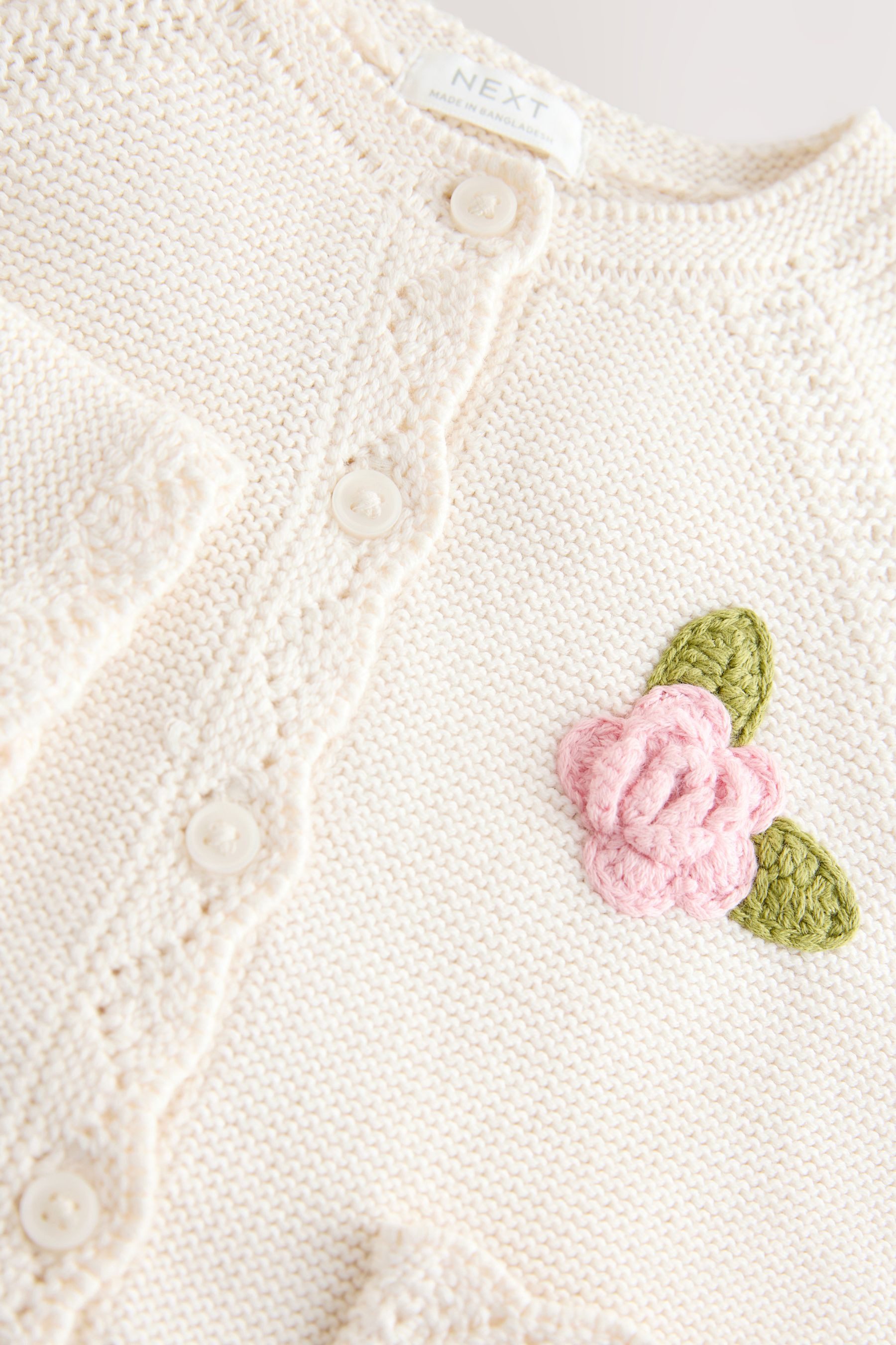 Next Strickjacke Strickjacke für besondere Anlässe, Blumenmädchen (1-tlg)