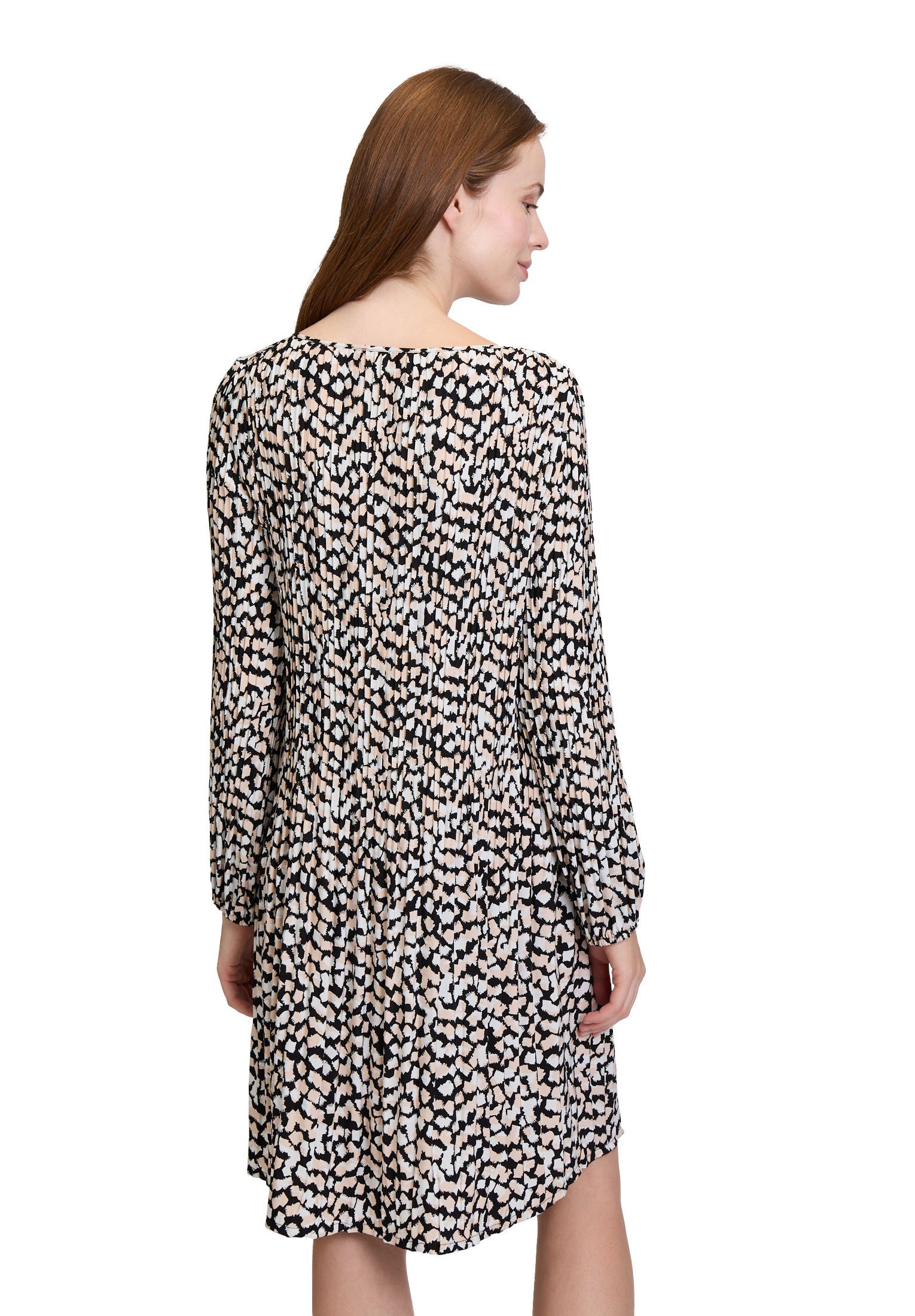 Cartoon Plisseekleid Damen mit Muster Design