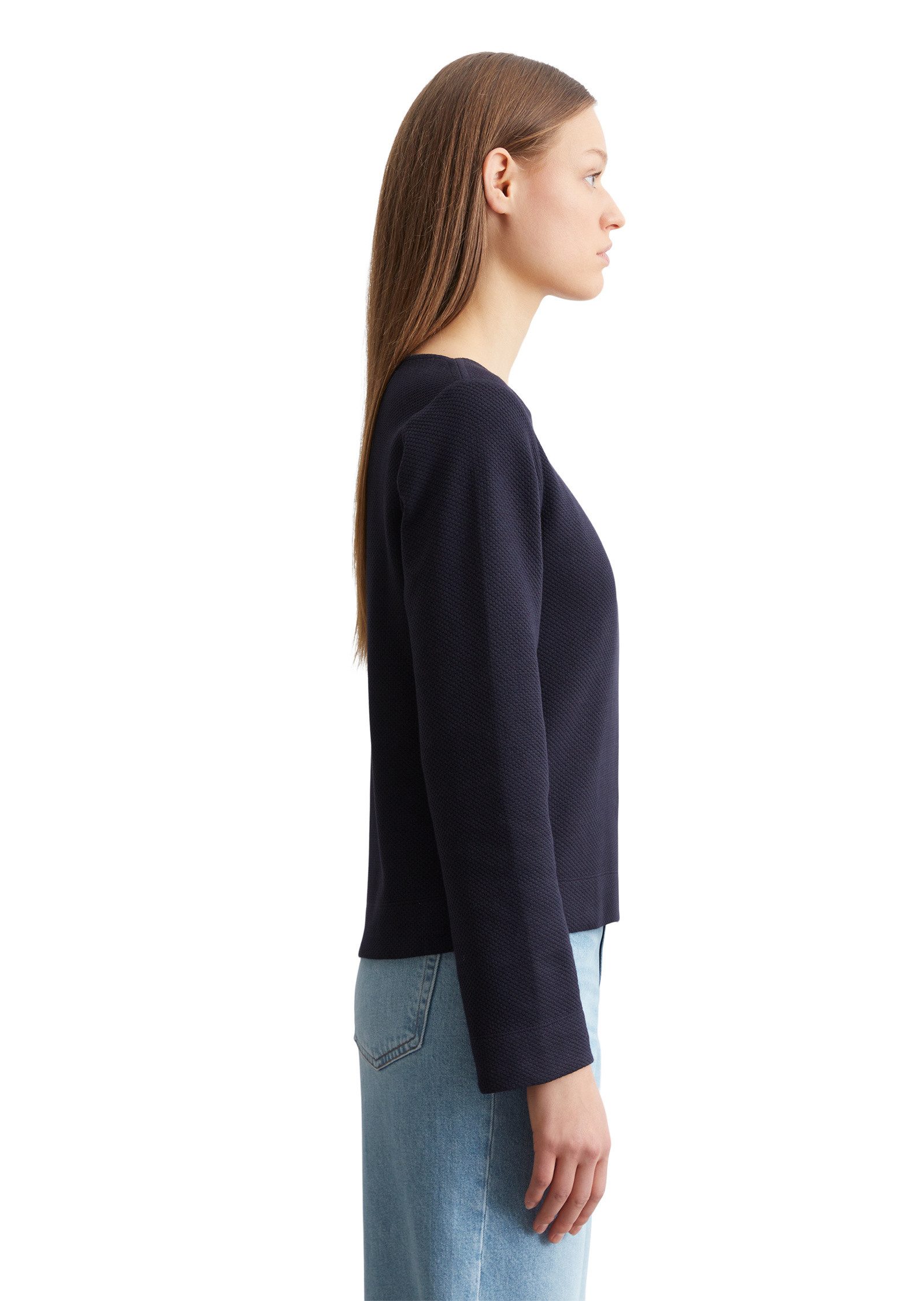 Marc O'Polo Sweatshirt aus Honeycomb-Jersey günstig online kaufen