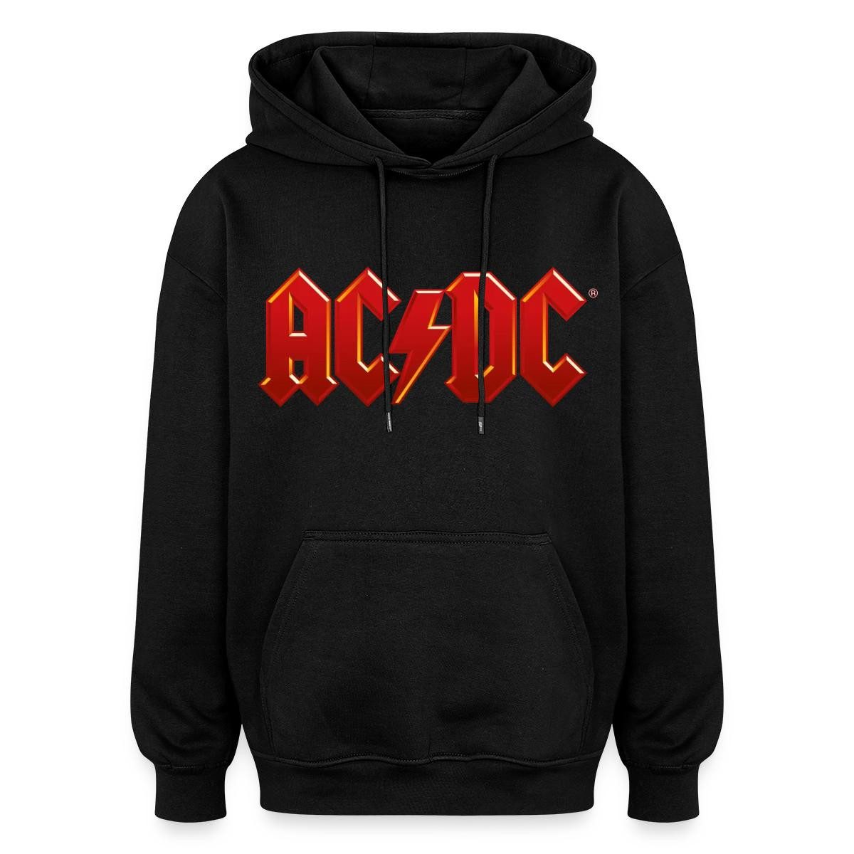Spreadshirt Hoodie AC/DC Klassisches Logo Mit Blitz Unisex Oversize Hoodie (1-tlg)