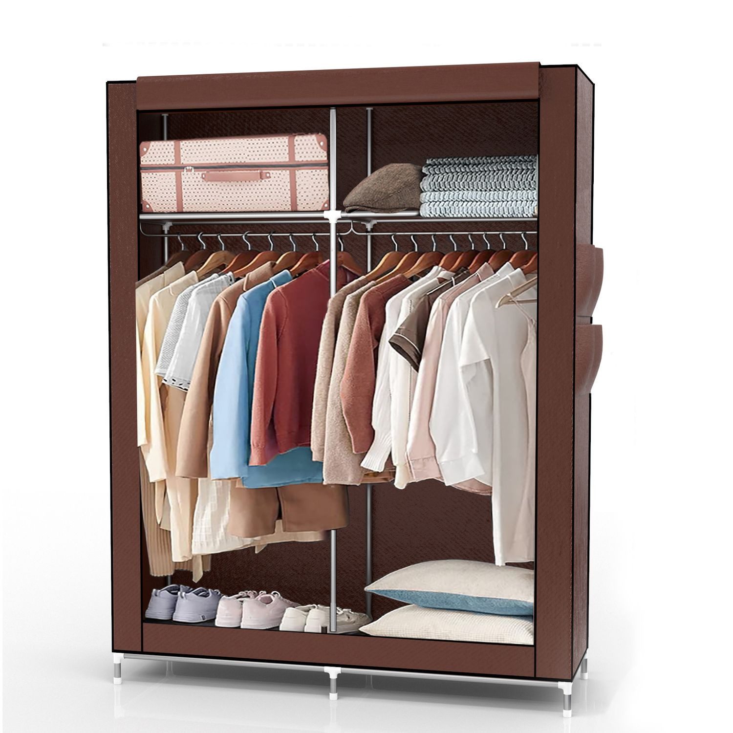 Intirilife Kleiderschrank (Stoffschrank, 1-St) Faltschrank 170x108x45 günstig online kaufen