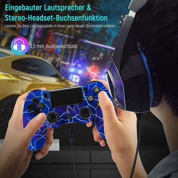 Tadow Gamepad,Game Controller, Wireless Controller für PS4,600mAh PlayStation 4-Controller