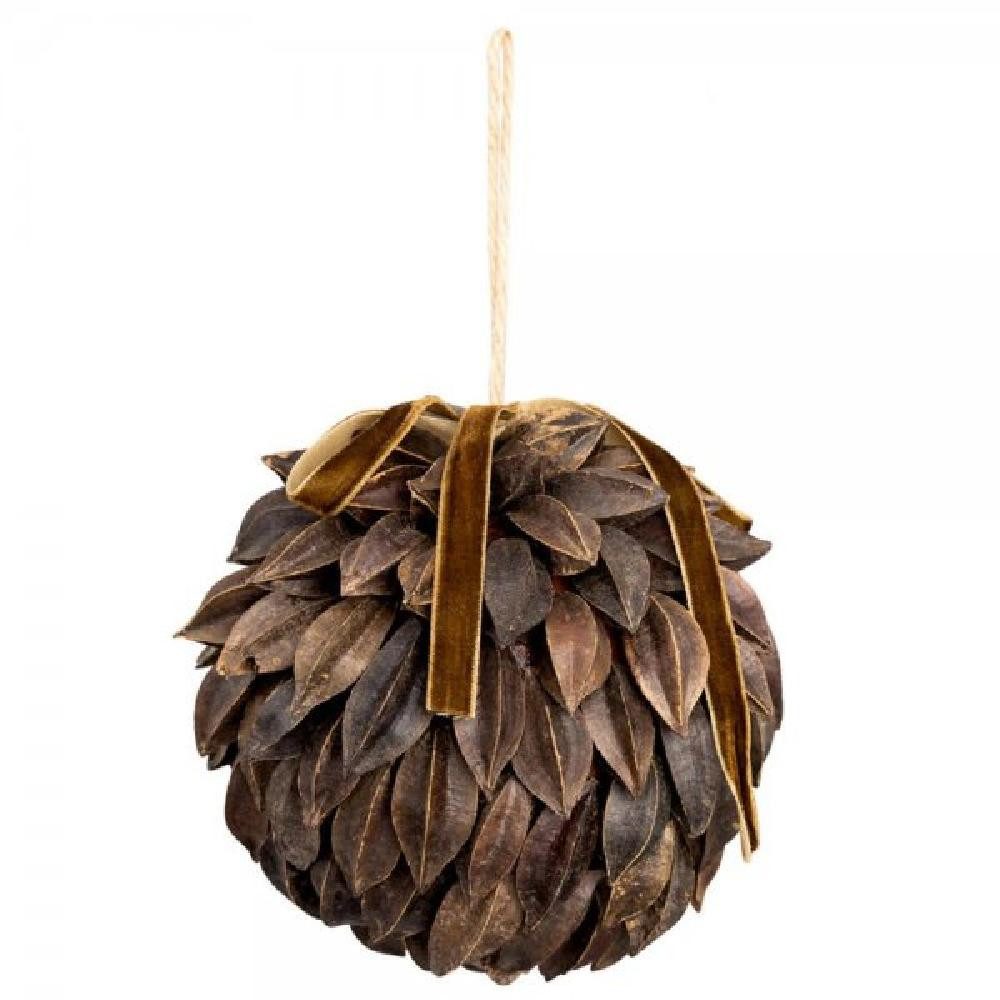 Greengate Christbaumschmuck Weihnachtskugel Rangunschlinger Braun (L)