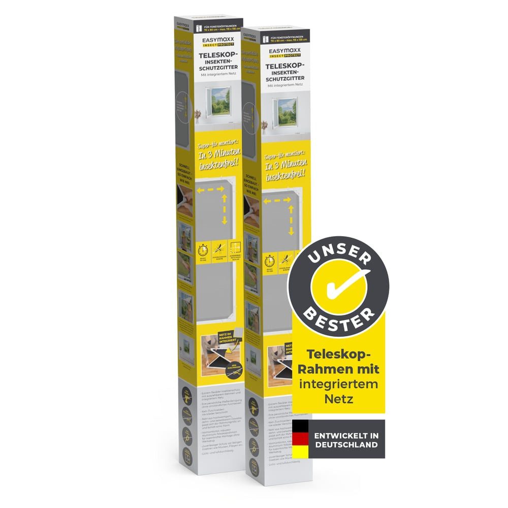 EASYmaxx Insektenschutz-Fensterrahmen Insect Protect, Teleskop-Insektenschu günstig online kaufen