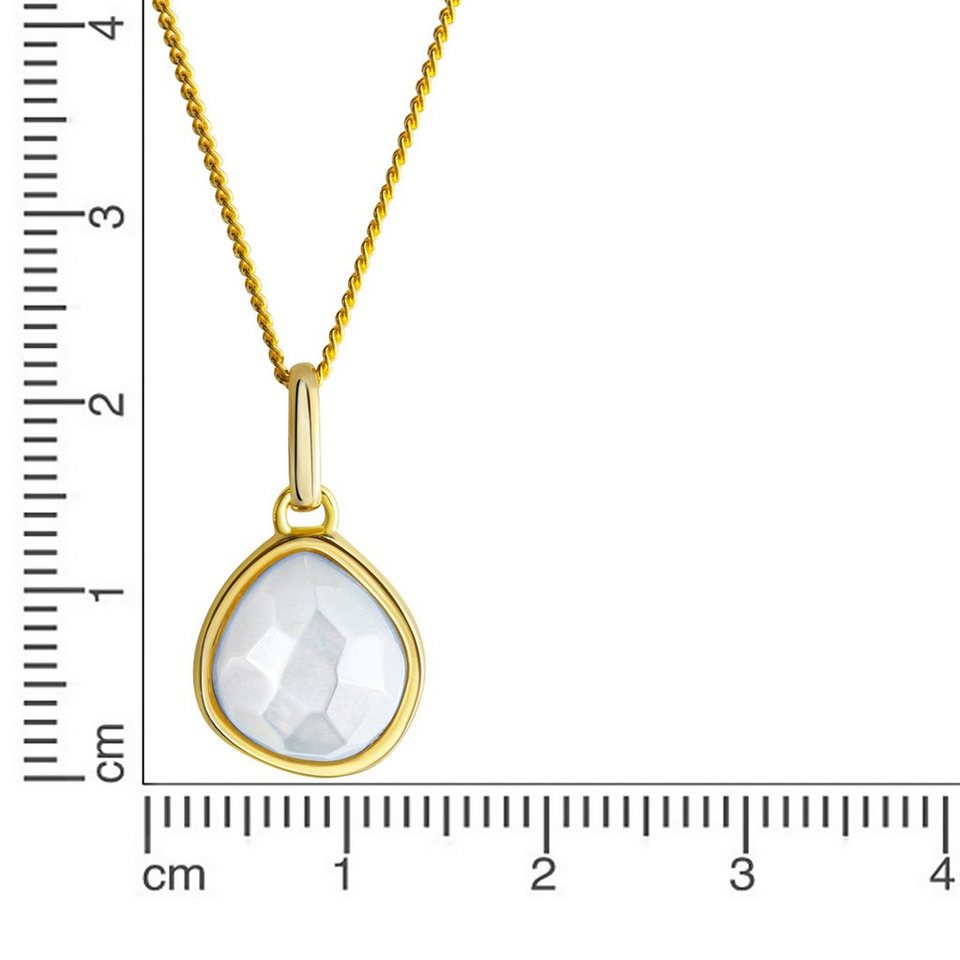 Zeeme Kette mit Anhänger 925/- Sterling Silber, Hochwertig gefertigt aus  edlen Materialien