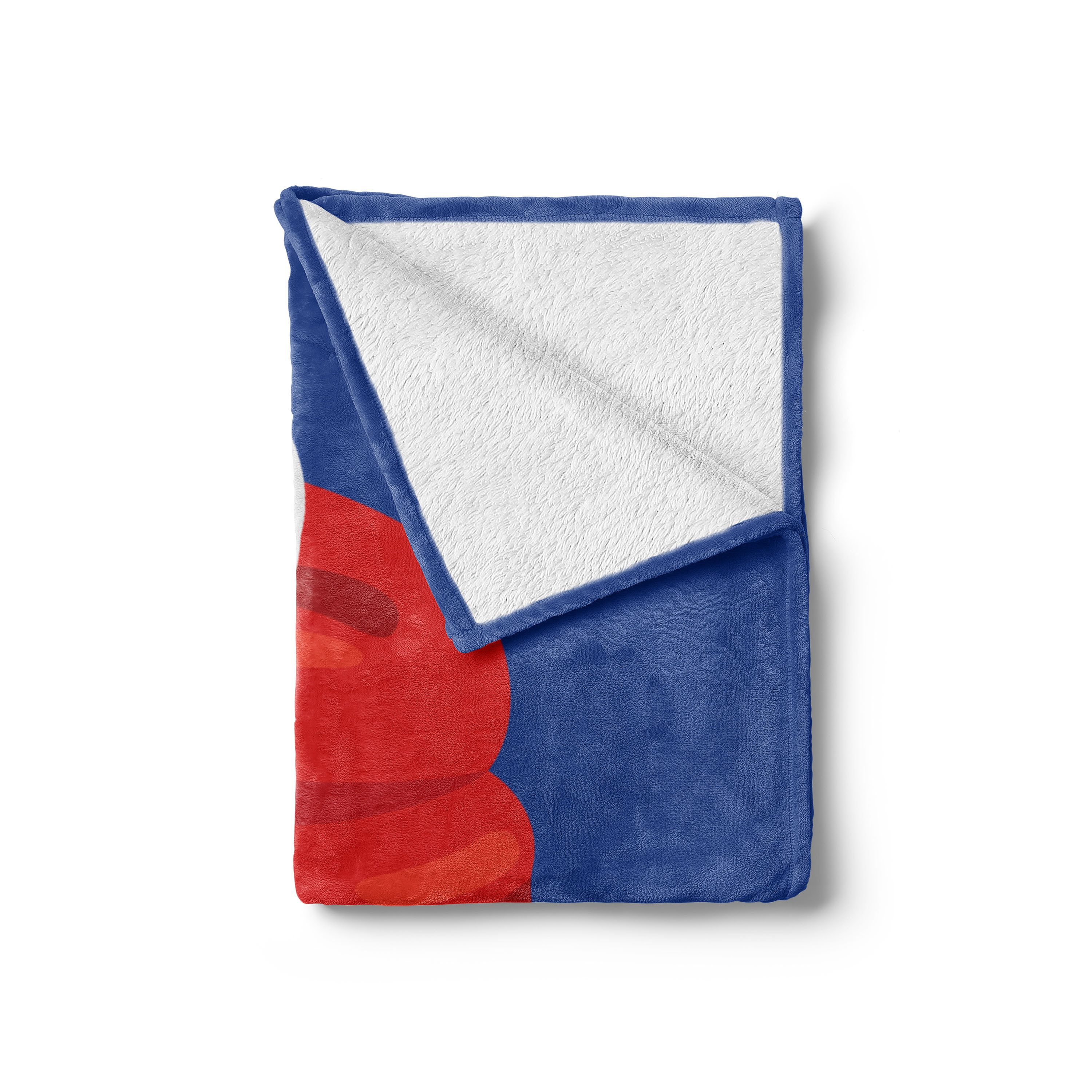 Wohndecke Gemütlicher Plüsch für den Innen- und Außenbereich, Abakuhaus, Weihnachten Einfache Hat der Weihnachtsmann