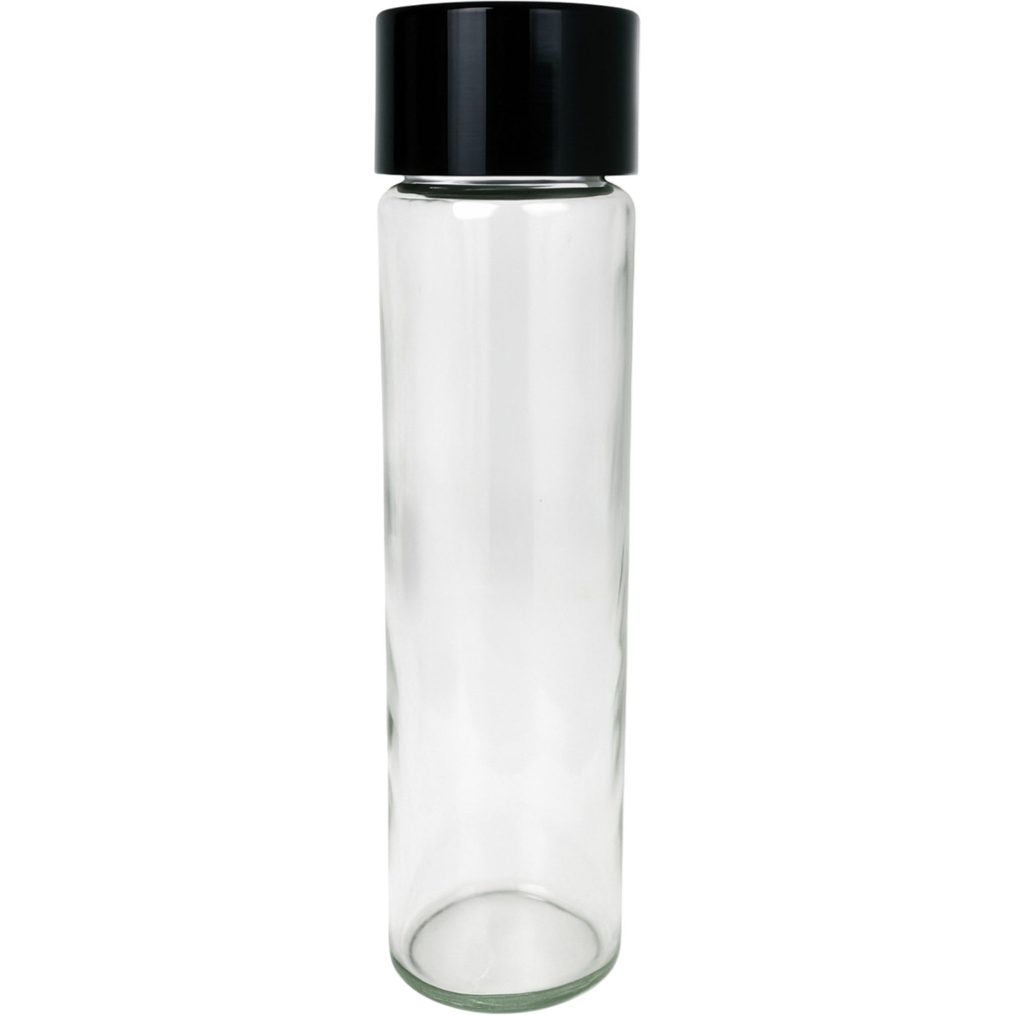 BieTal Trinkflasche BieTal® Glas Trinkflasche Tube Bottle Wasser Flasche 750ml für Sprudel
